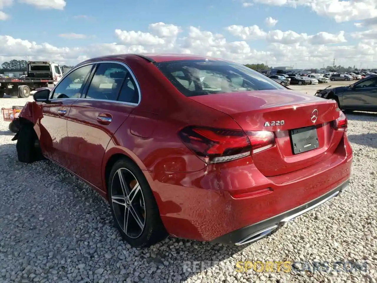 3 Photograph of a damaged car W1K3G4EB1LJ214848 MERCEDES-BENZ A-CLASS 2020