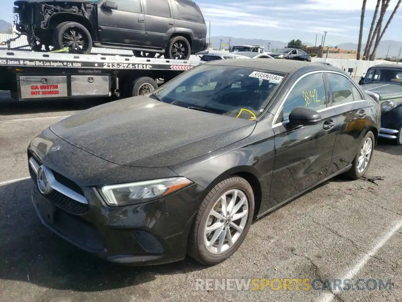 2 Photograph of a damaged car W1K3G4EB2LJ202434 MERCEDES-BENZ A-CLASS 2020