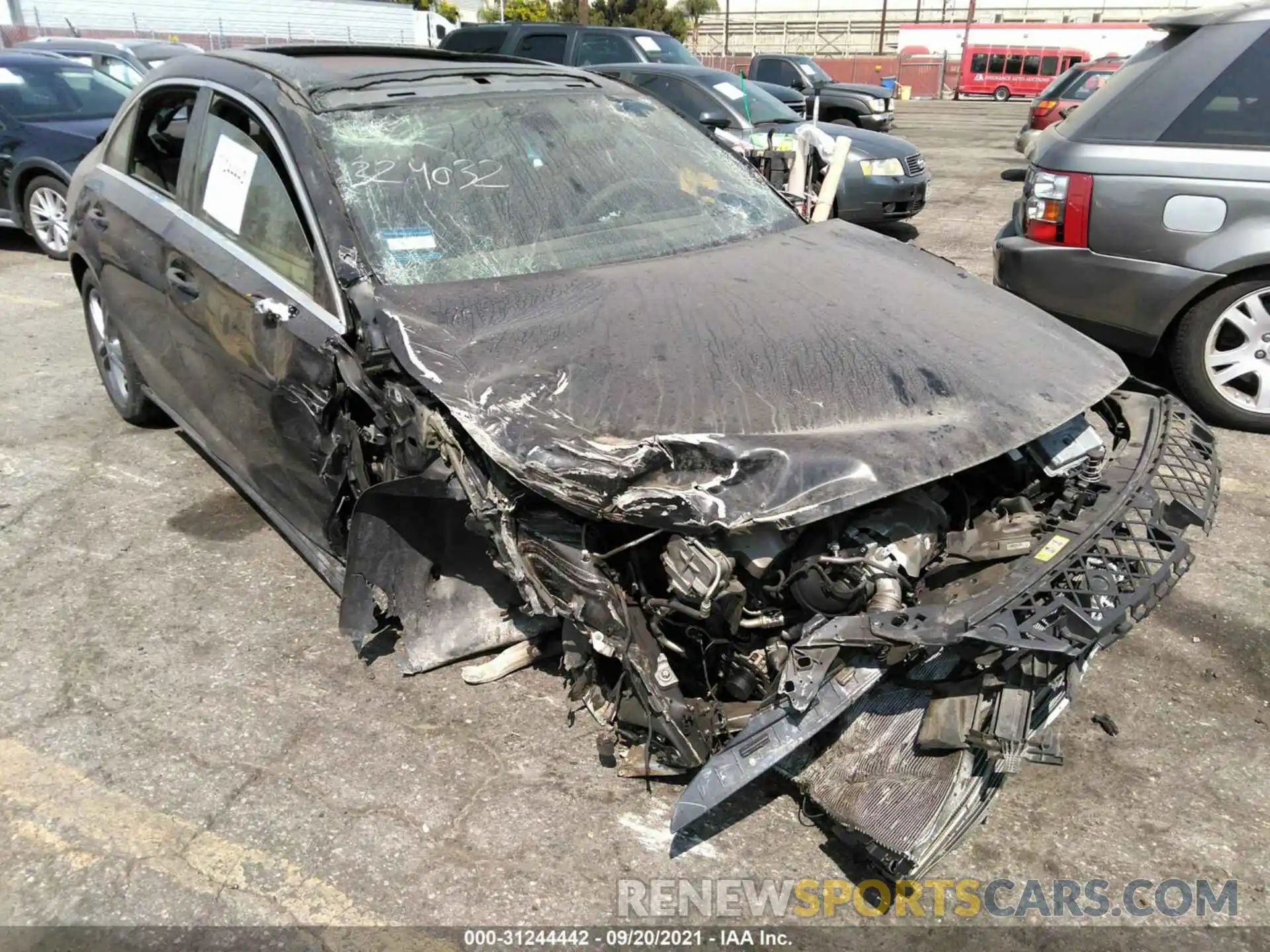 1 Photograph of a damaged car W1K3G4EB2LJ204653 MERCEDES-BENZ A-CLASS 2020