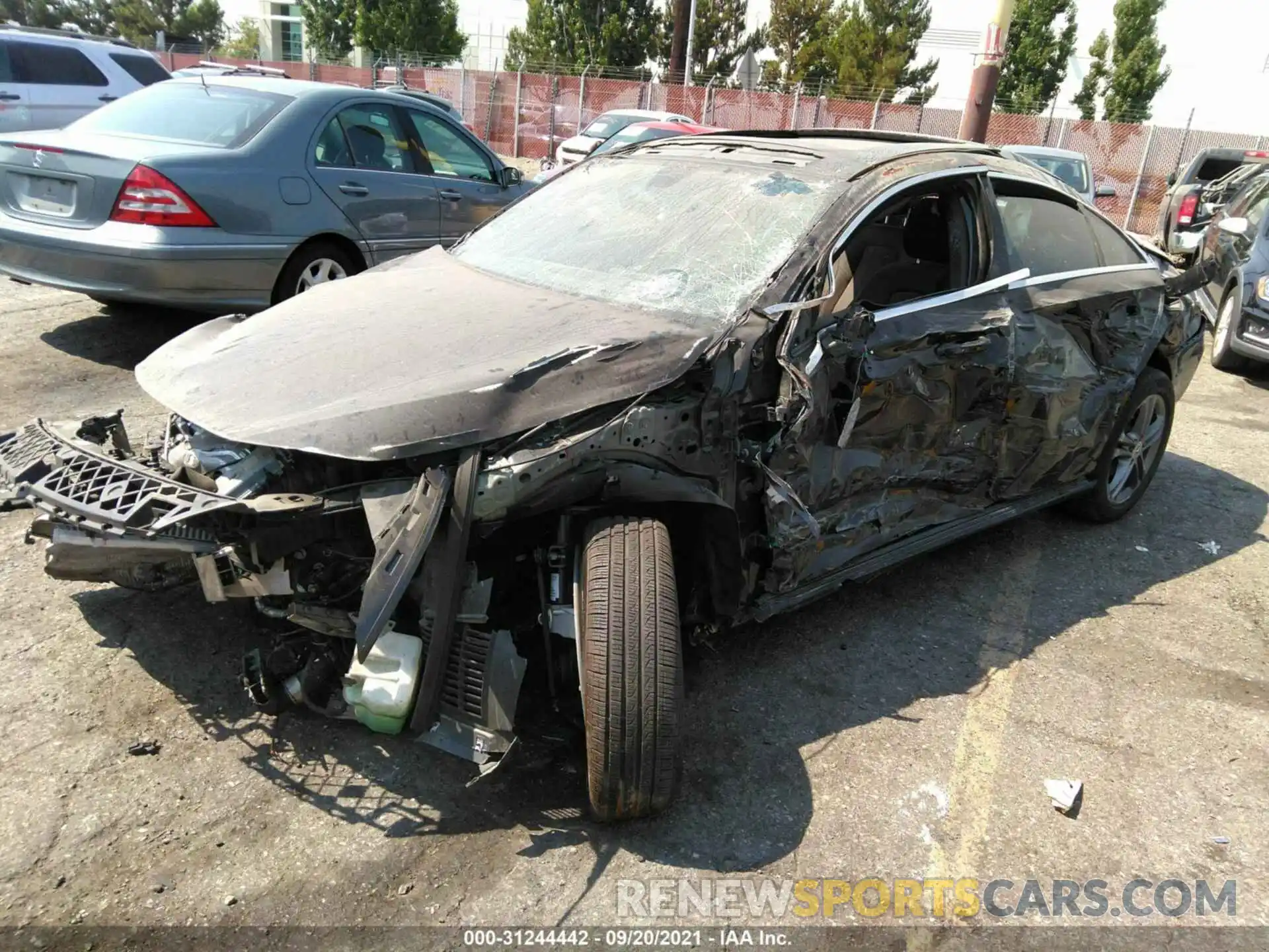 2 Photograph of a damaged car W1K3G4EB2LJ204653 MERCEDES-BENZ A-CLASS 2020