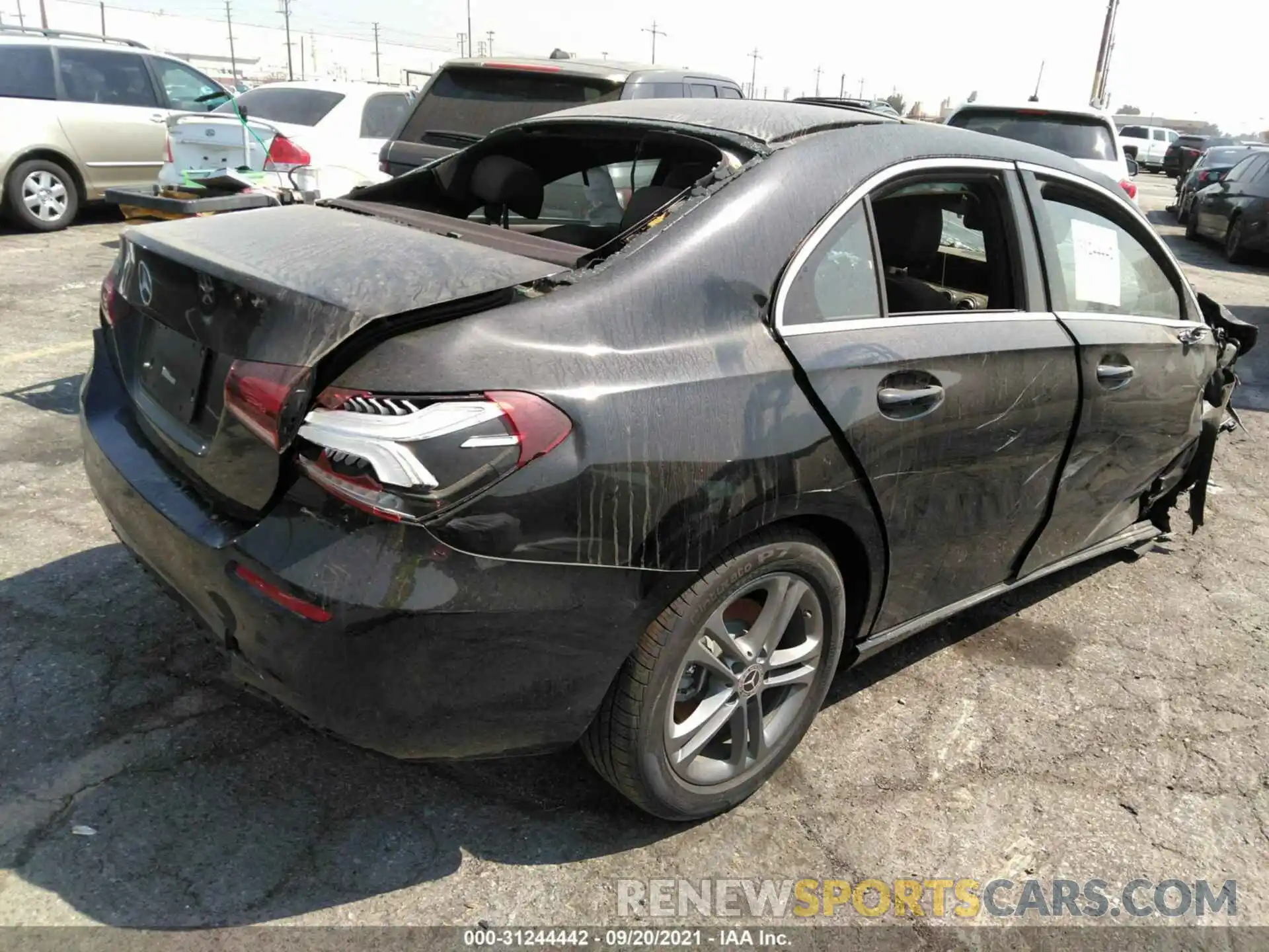 4 Photograph of a damaged car W1K3G4EB2LJ204653 MERCEDES-BENZ A-CLASS 2020