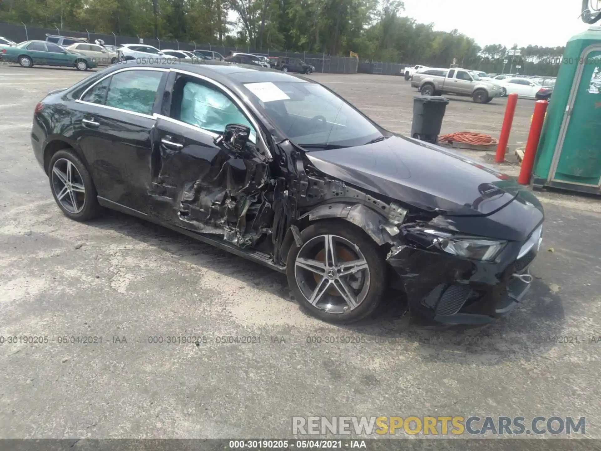 1 Photograph of a damaged car W1K3G4EB2LJ213756 MERCEDES-BENZ A-CLASS 2020