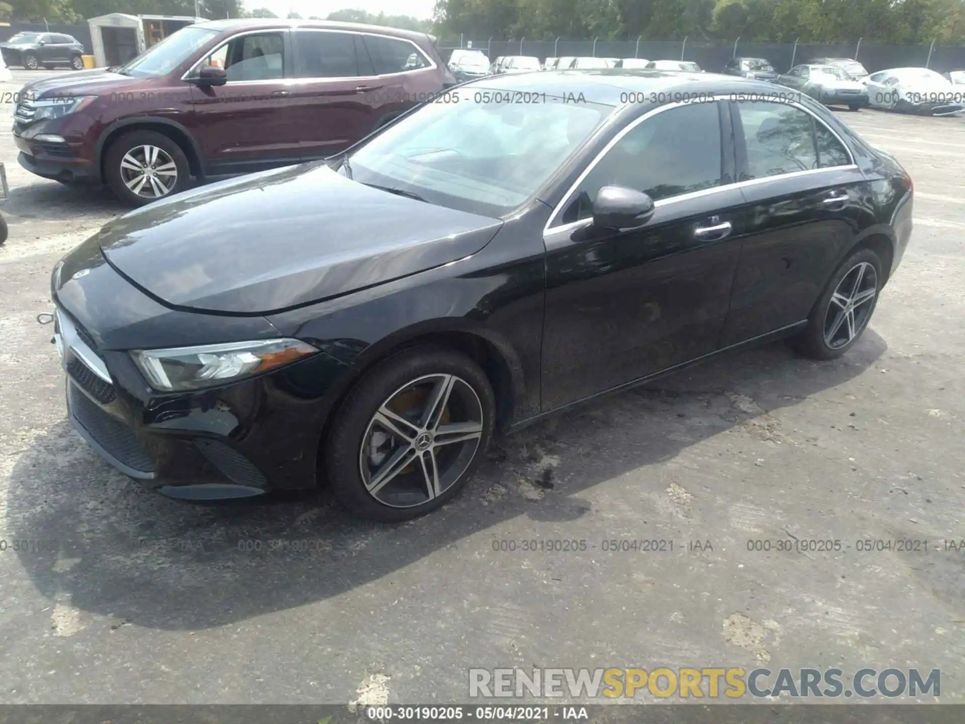 2 Photograph of a damaged car W1K3G4EB2LJ213756 MERCEDES-BENZ A-CLASS 2020