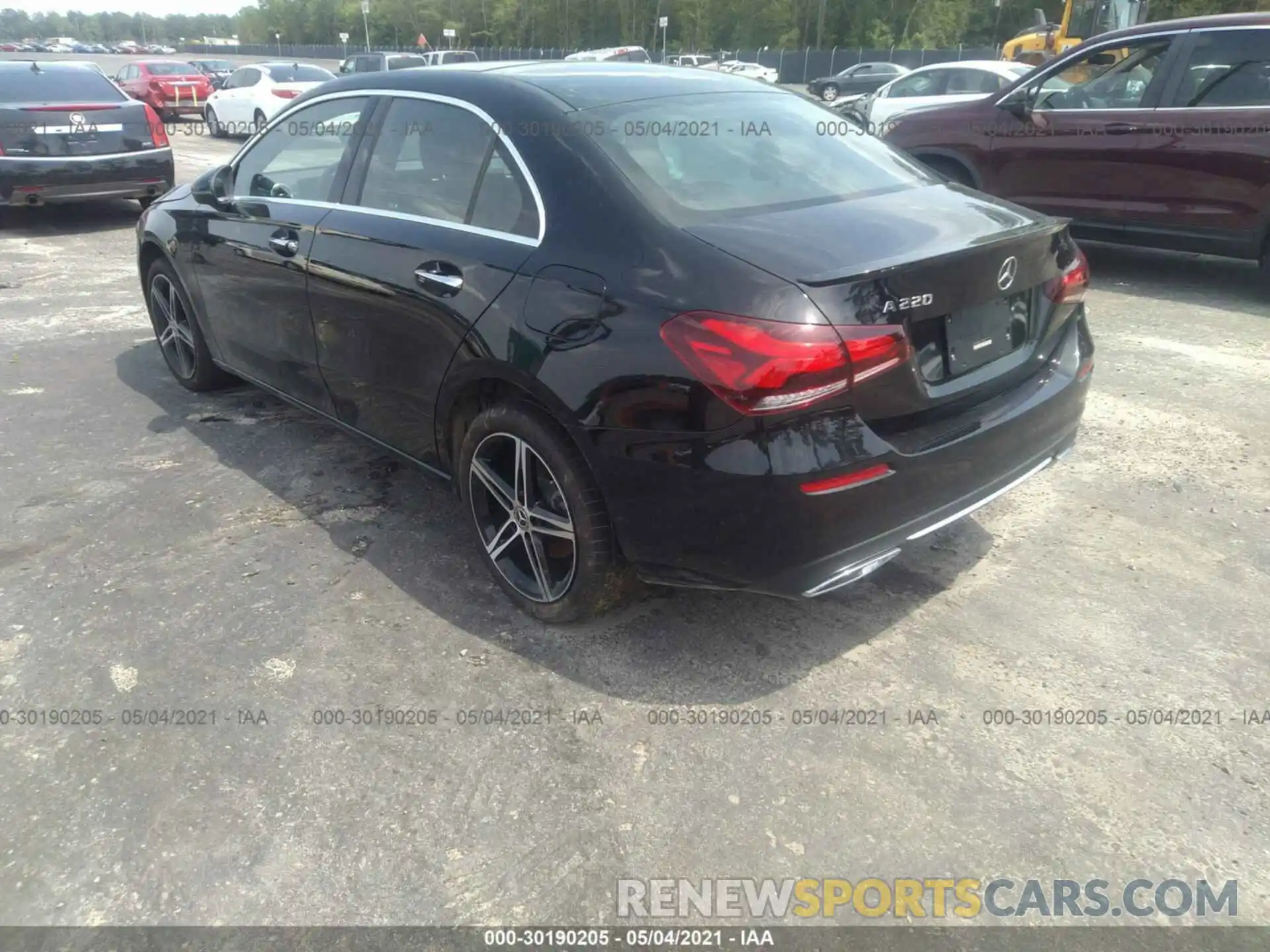 3 Photograph of a damaged car W1K3G4EB2LJ213756 MERCEDES-BENZ A-CLASS 2020