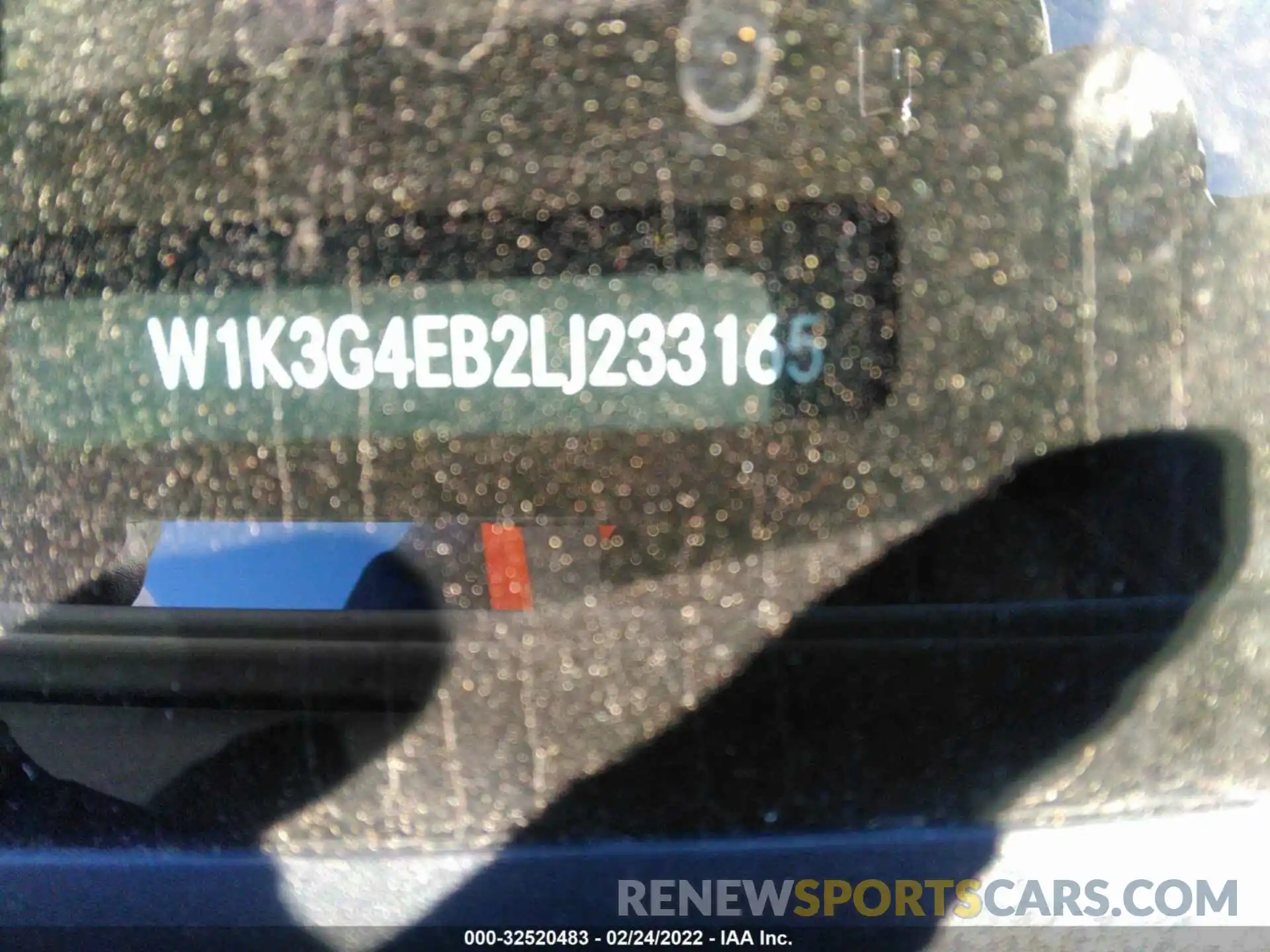 9 Photograph of a damaged car W1K3G4EB2LJ233165 MERCEDES-BENZ A-CLASS 2020