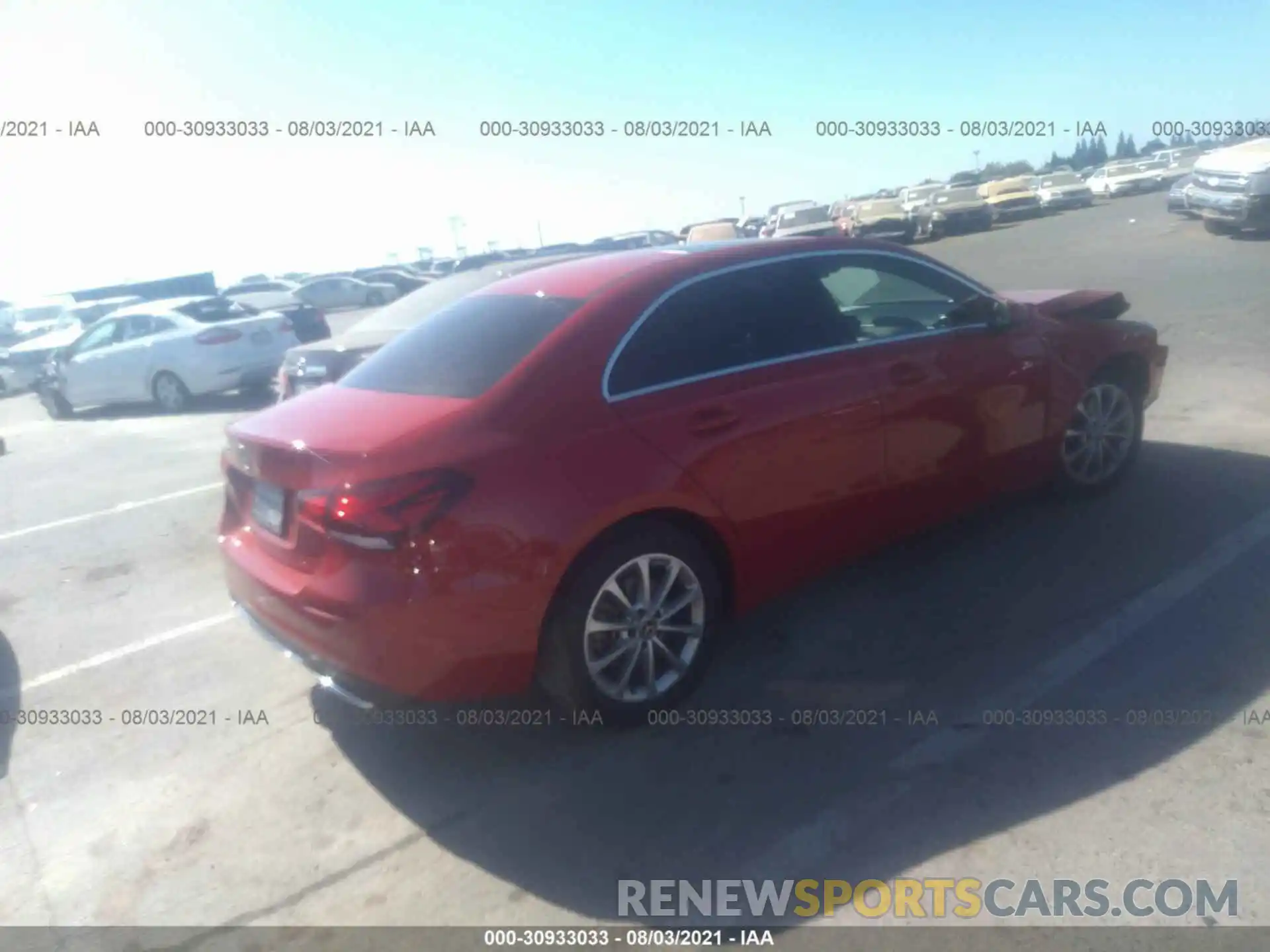 4 Photograph of a damaged car W1K3G4EB2LW045989 MERCEDES-BENZ A-CLASS 2020