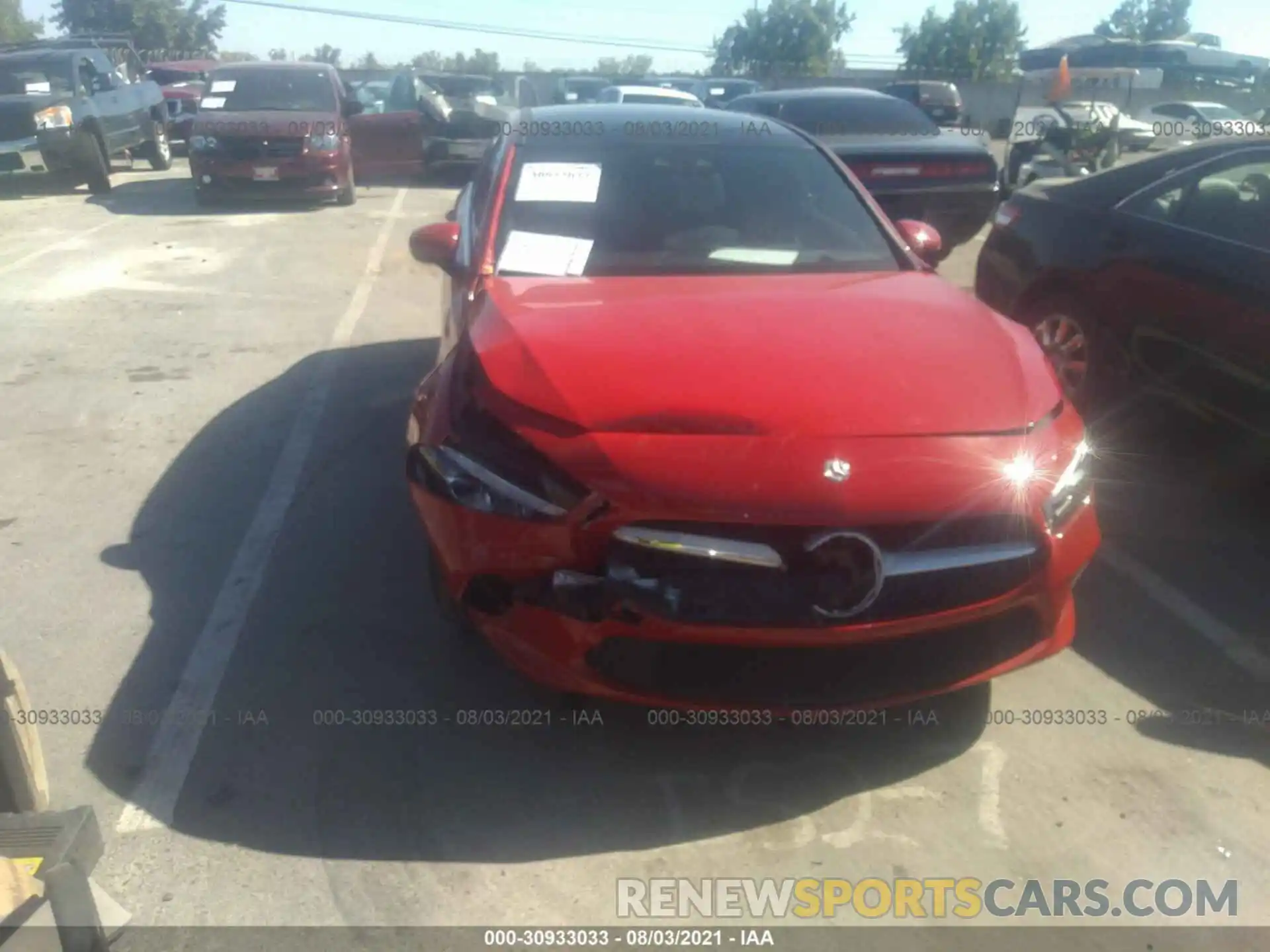 6 Photograph of a damaged car W1K3G4EB2LW045989 MERCEDES-BENZ A-CLASS 2020