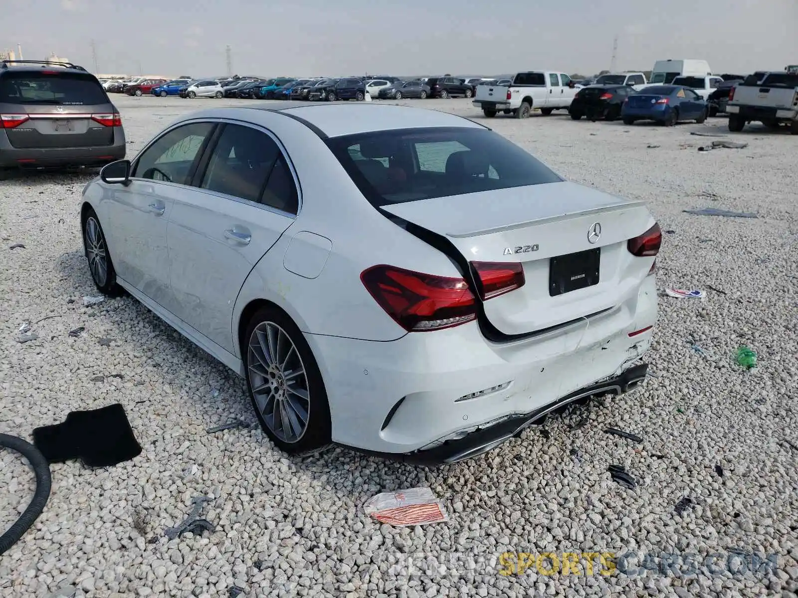 3 Photograph of a damaged car W1K3G4EB3LJ202331 MERCEDES-BENZ A-CLASS 2020