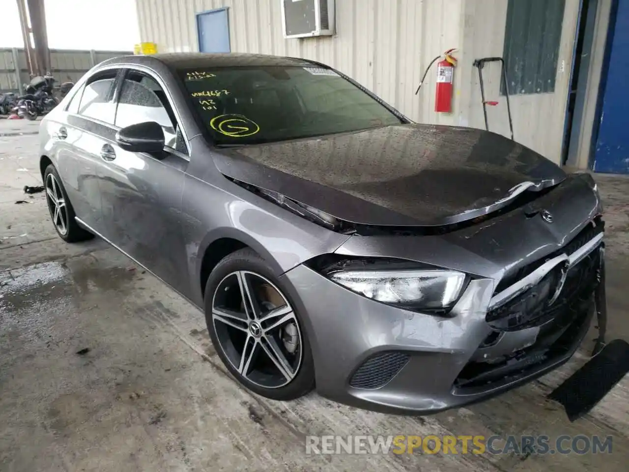 1 Photograph of a damaged car W1K3G4EB3LJ214687 MERCEDES-BENZ A-CLASS 2020