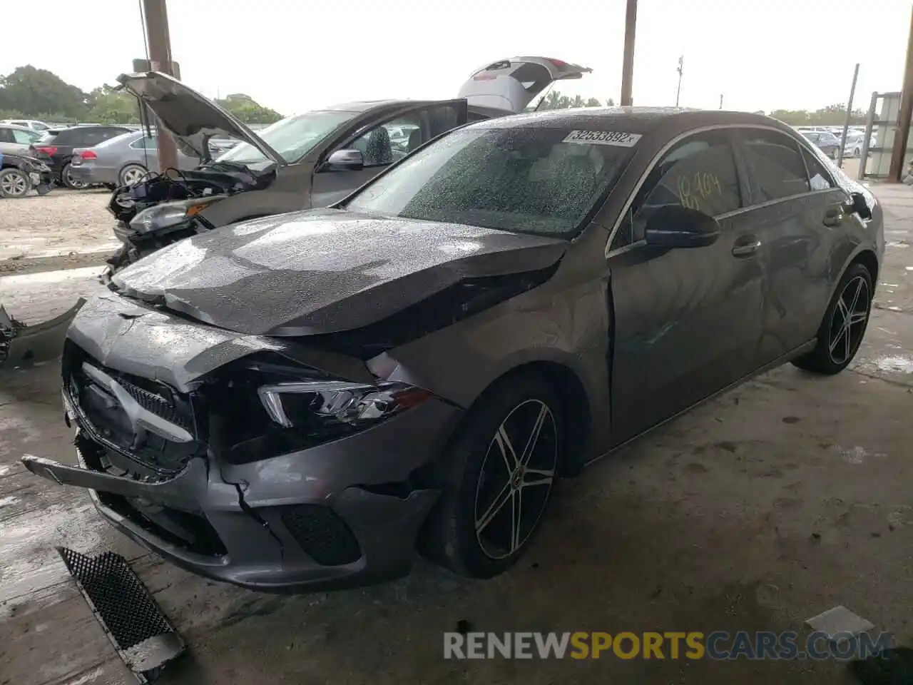 2 Photograph of a damaged car W1K3G4EB3LJ214687 MERCEDES-BENZ A-CLASS 2020