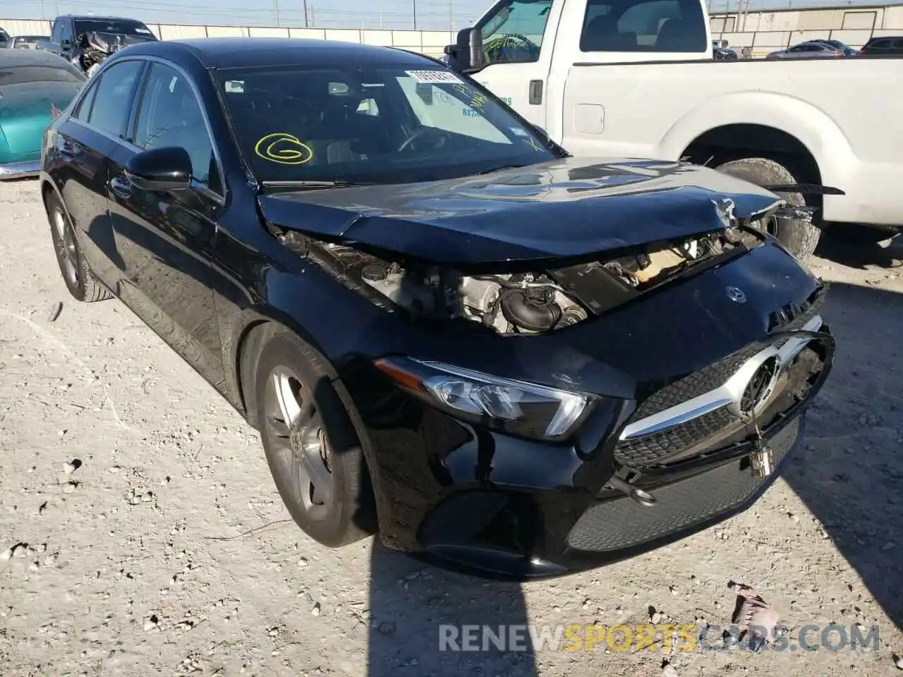 1 Photograph of a damaged car W1K3G4EB3LJ214852 MERCEDES-BENZ A-CLASS 2020