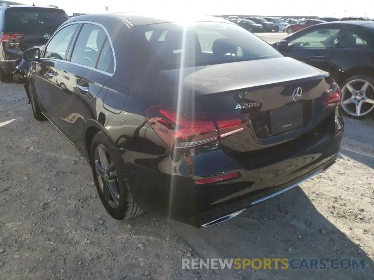 3 Photograph of a damaged car W1K3G4EB3LJ214852 MERCEDES-BENZ A-CLASS 2020