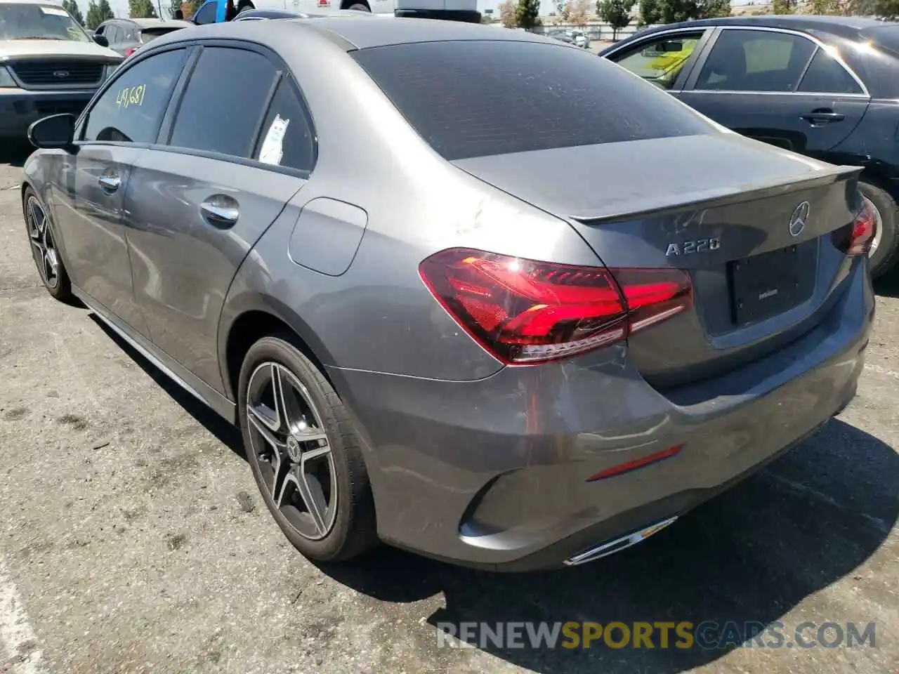 3 Photograph of a damaged car W1K3G4EB3LJ234390 MERCEDES-BENZ A-CLASS 2020