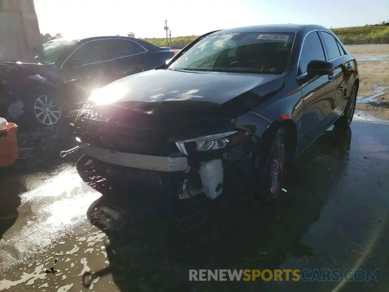 2 Photograph of a damaged car W1K3G4EB3LW043698 MERCEDES-BENZ A-CLASS 2020