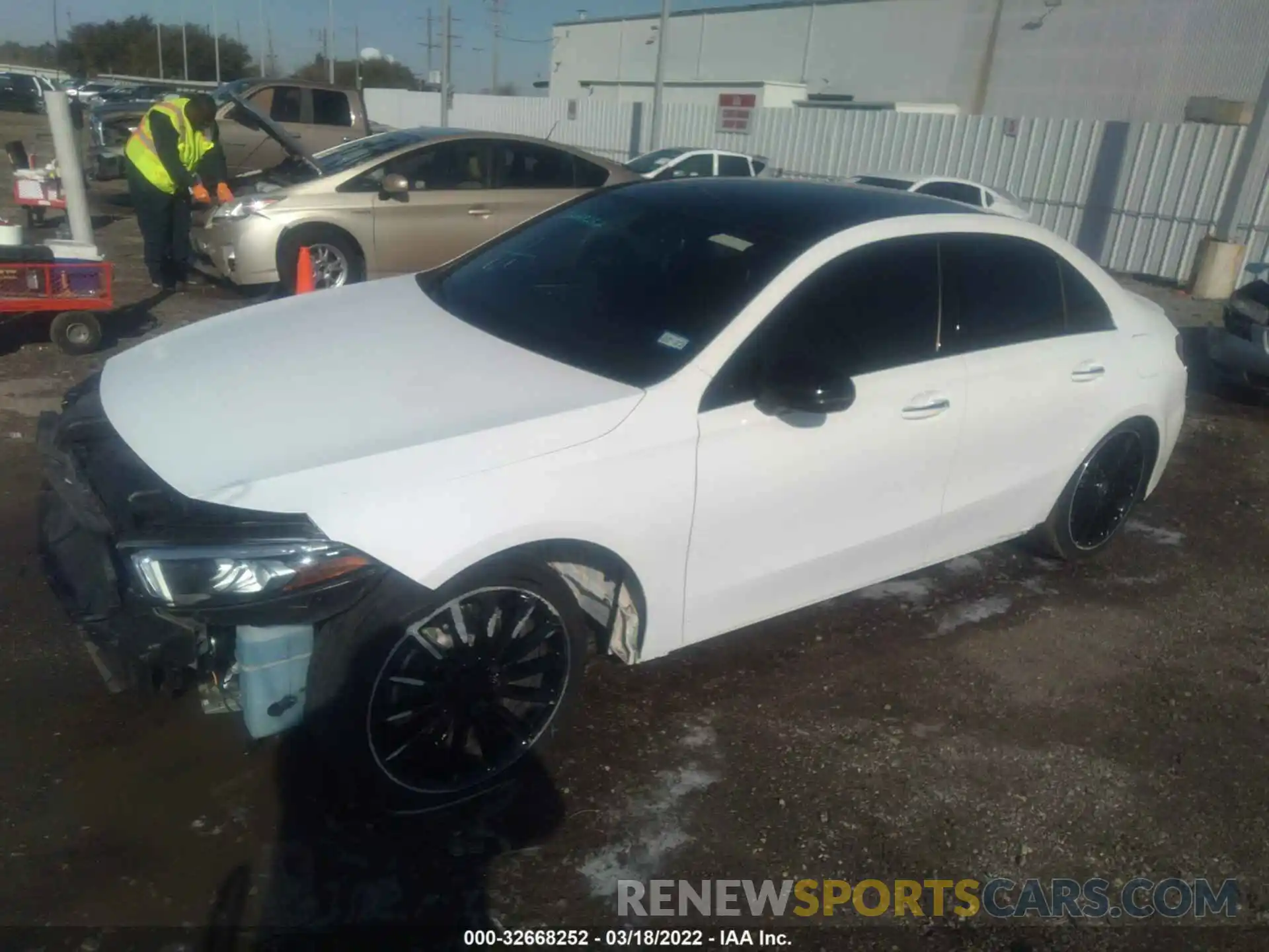 2 Photograph of a damaged car W1K3G4EB3LW045256 MERCEDES-BENZ A-CLASS 2020