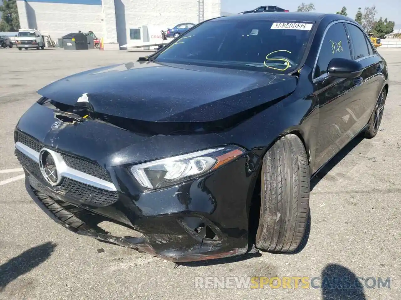 2 Photograph of a damaged car W1K3G4EB4LJ207375 MERCEDES-BENZ A-CLASS 2020