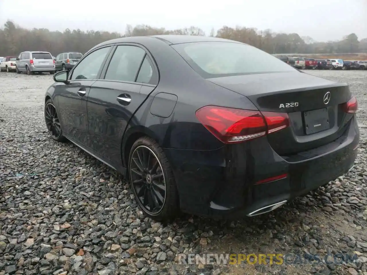 3 Photograph of a damaged car W1K3G4EB4LJ225195 MERCEDES-BENZ A-CLASS 2020