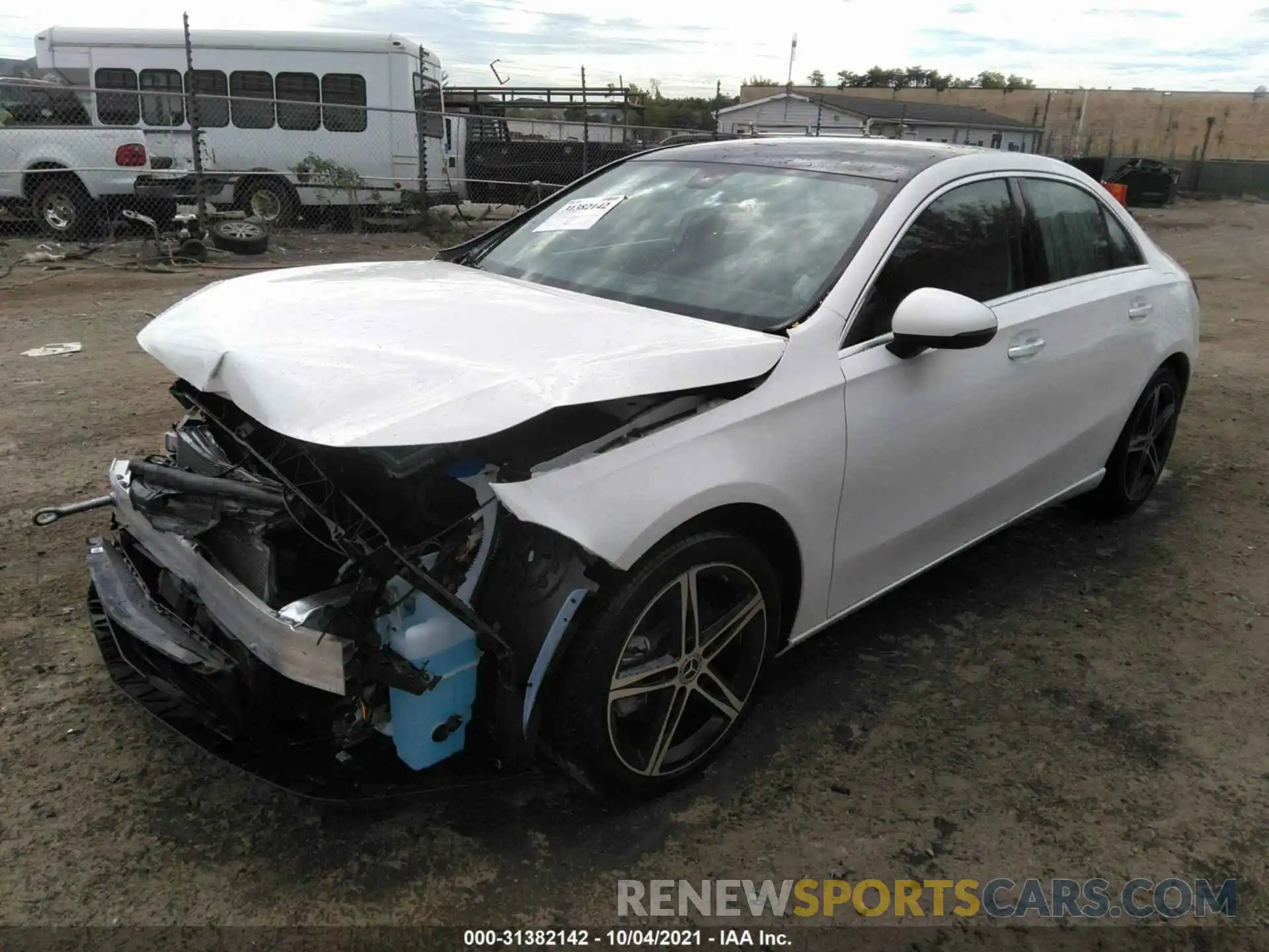 2 Photograph of a damaged car W1K3G4EB4LJ229313 MERCEDES-BENZ A-CLASS 2020