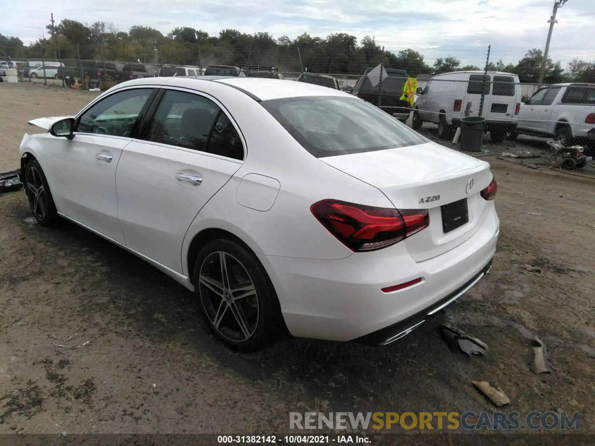 3 Photograph of a damaged car W1K3G4EB4LJ229313 MERCEDES-BENZ A-CLASS 2020