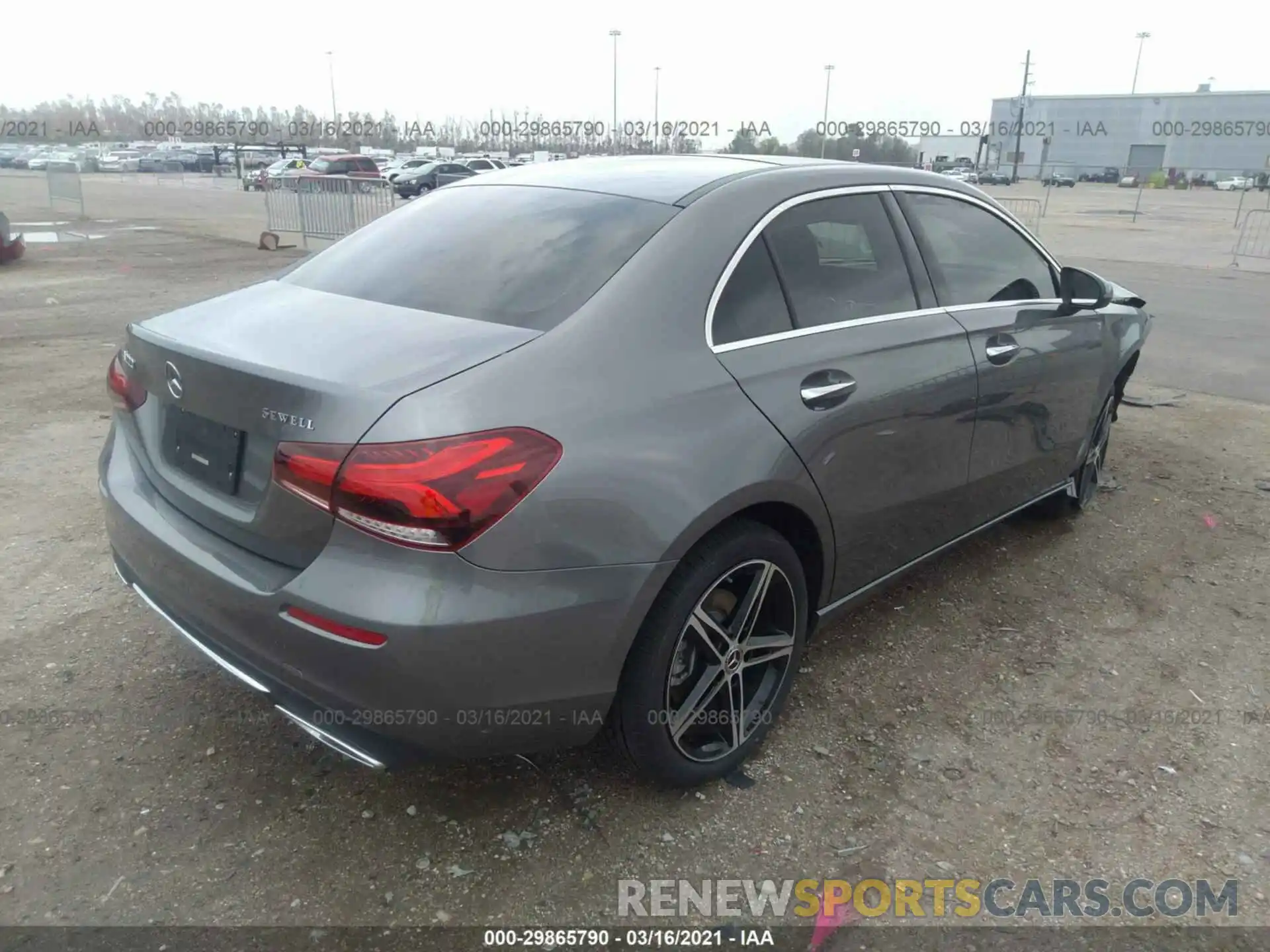 4 Photograph of a damaged car W1K3G4EB4LJ237668 MERCEDES-BENZ A-CLASS 2020