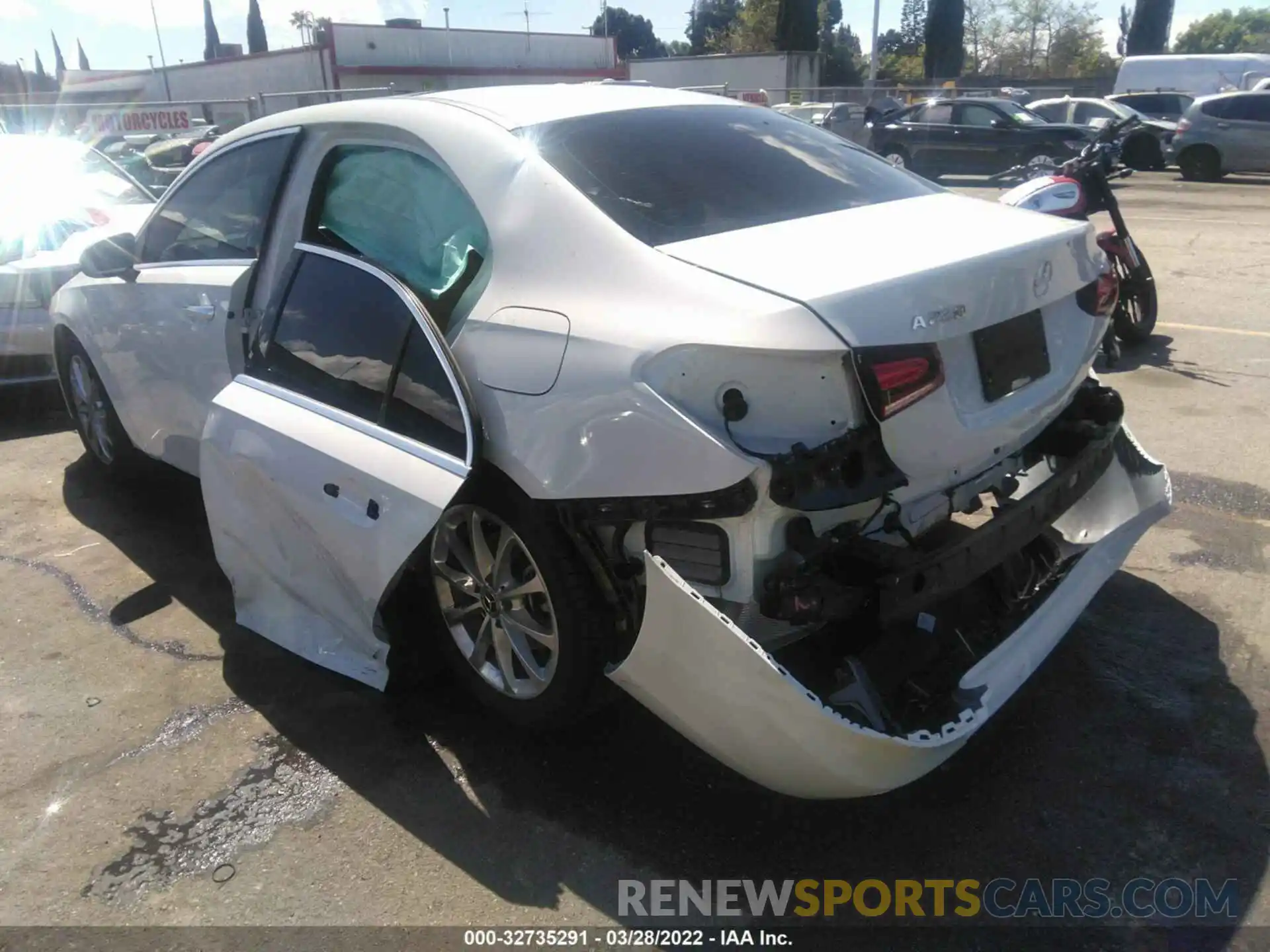 6 Photograph of a damaged car W1K3G4EB4LW043435 MERCEDES-BENZ A-CLASS 2020