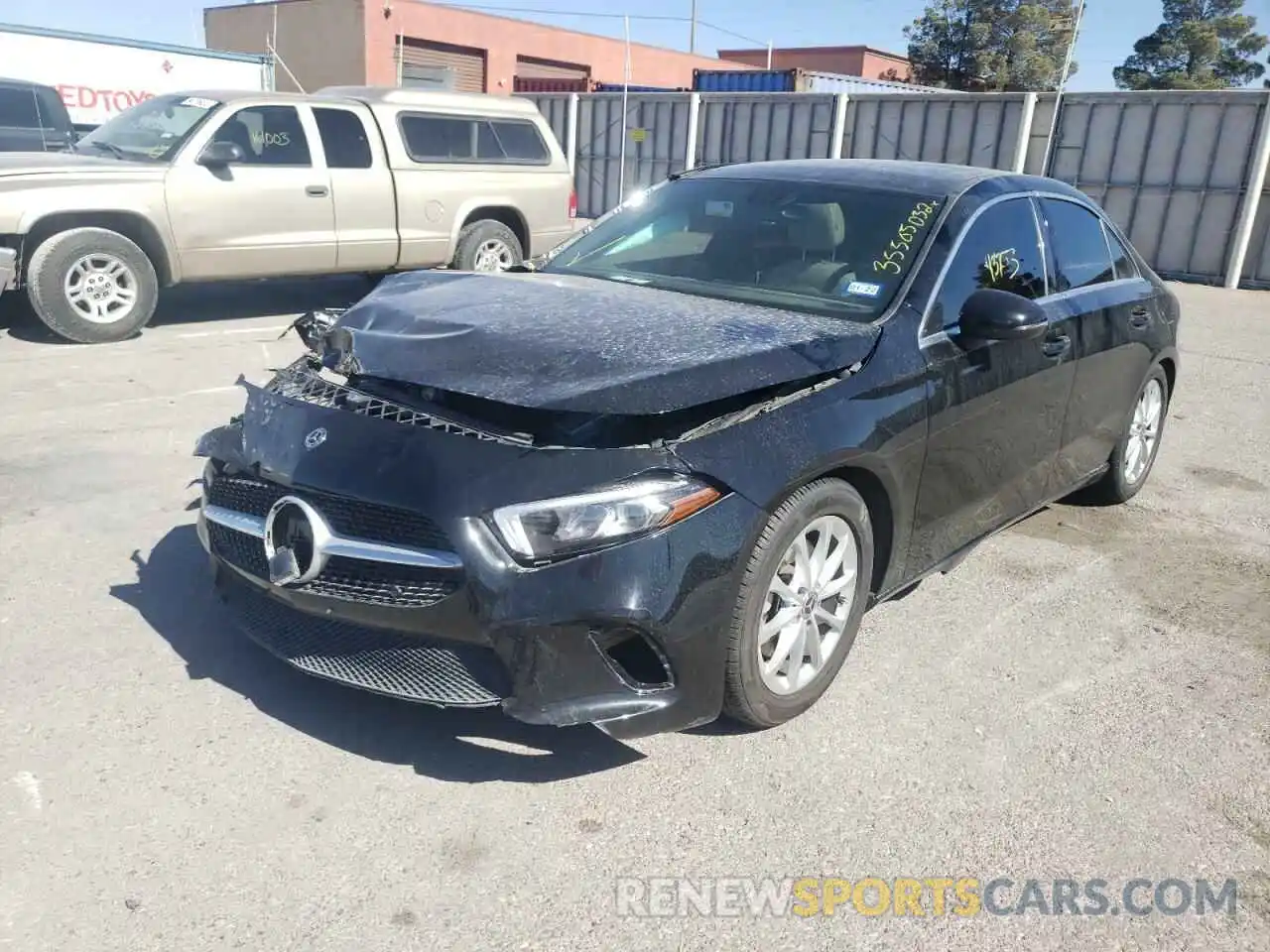 2 Photograph of a damaged car W1K3G4EB4LW045573 MERCEDES-BENZ A-CLASS 2020