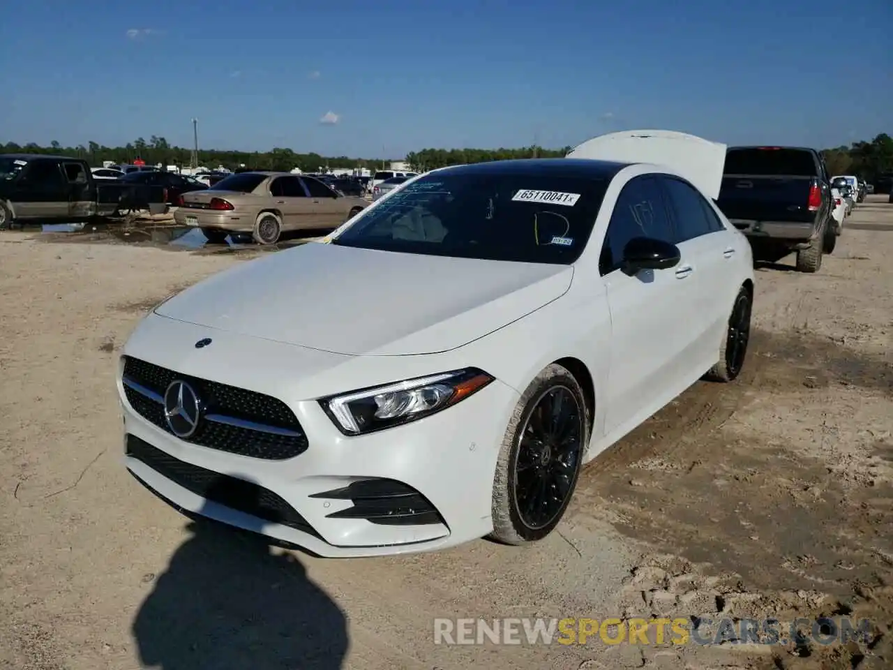 2 Photograph of a damaged car W1K3G4EB4LW047758 MERCEDES-BENZ A-CLASS 2020