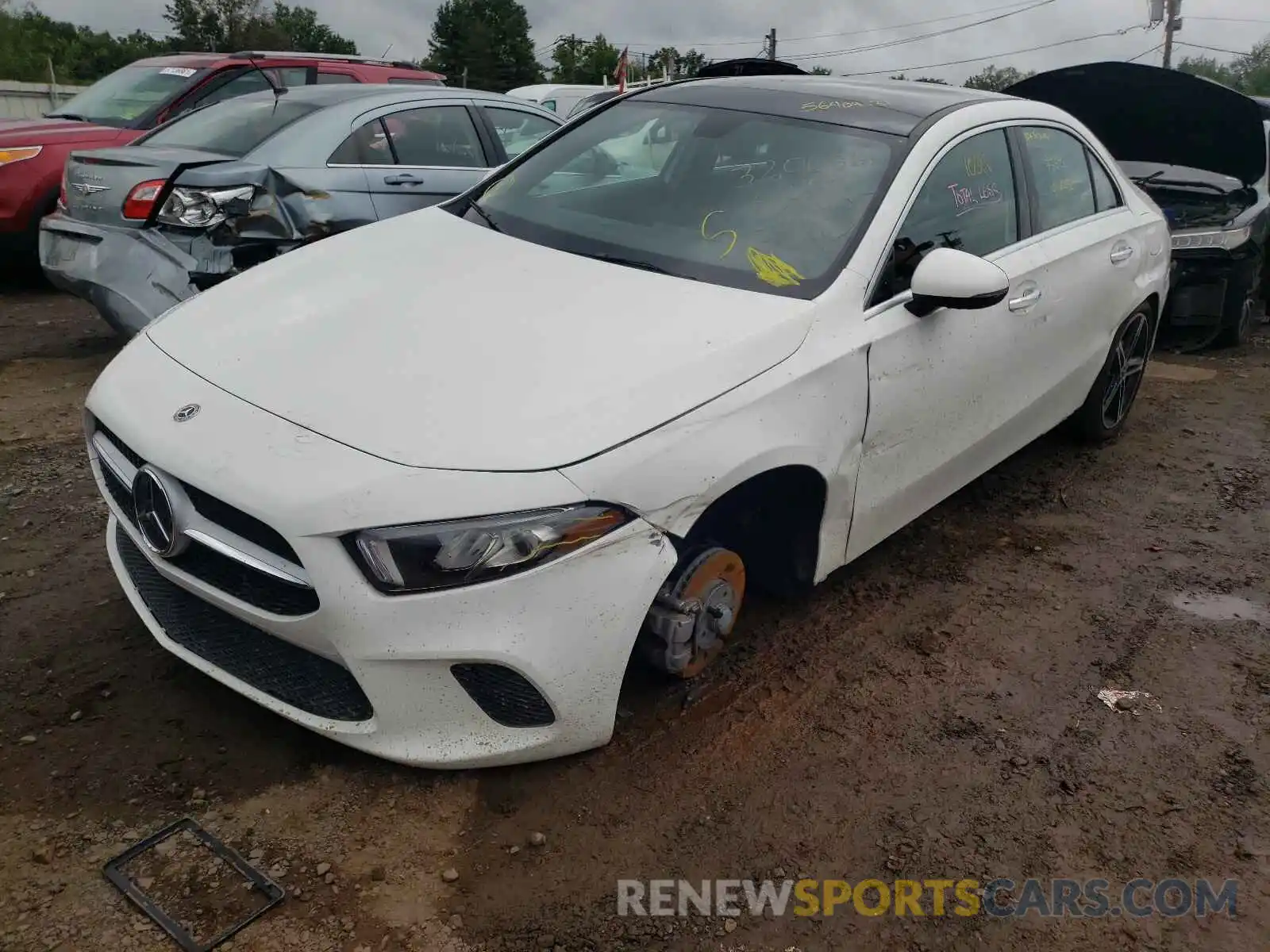 2 Photograph of a damaged car W1K3G4EB5LJ214500 MERCEDES-BENZ A-CLASS 2020