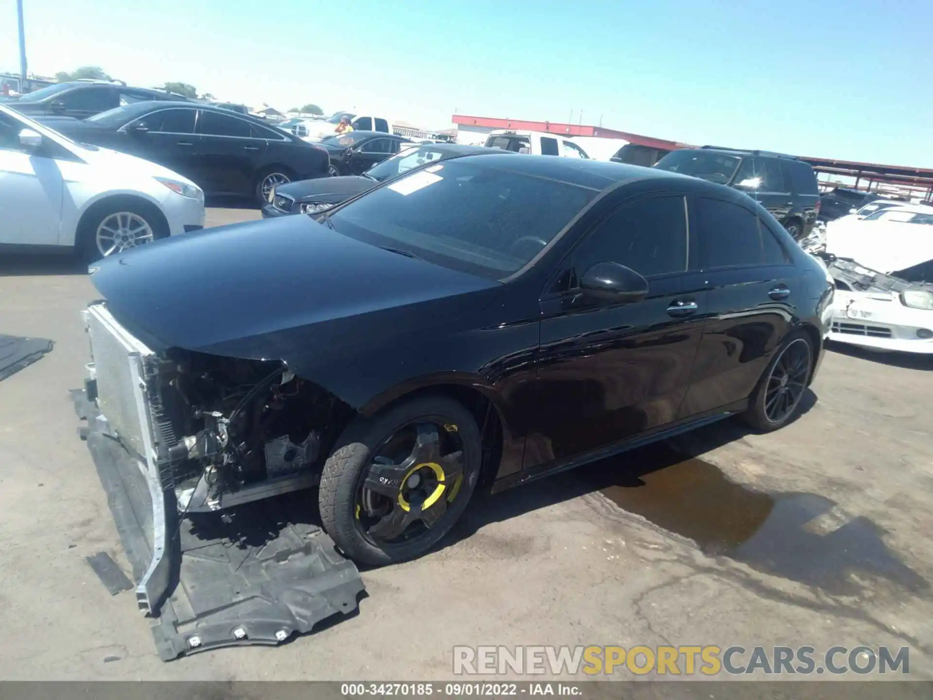 2 Photograph of a damaged car W1K3G4EB5LJ234097 MERCEDES-BENZ A-CLASS 2020