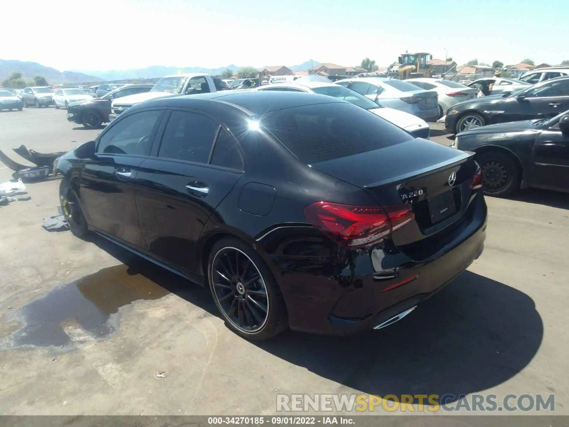 3 Photograph of a damaged car W1K3G4EB5LJ234097 MERCEDES-BENZ A-CLASS 2020