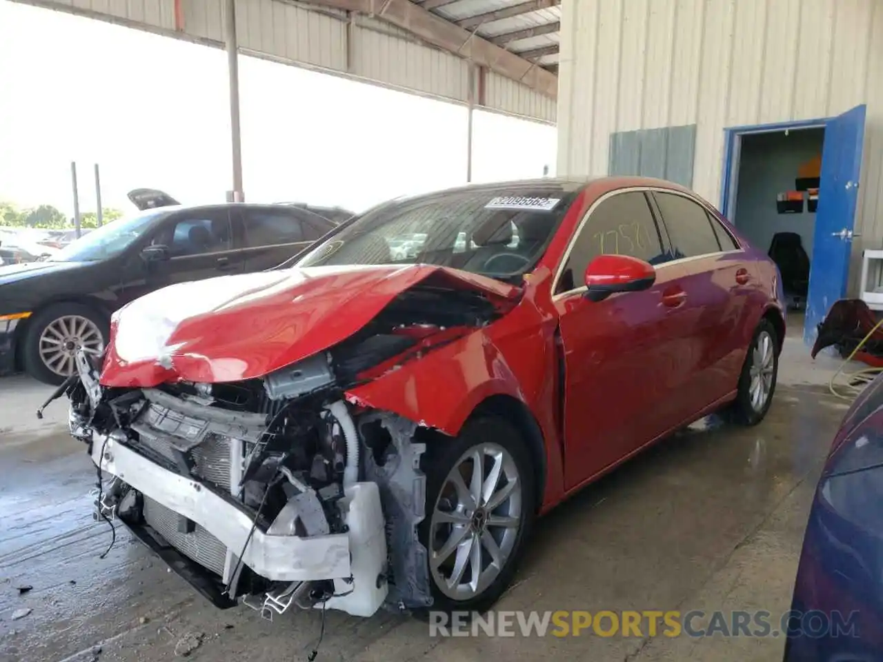 2 Photograph of a damaged car W1K3G4EB5LW047235 MERCEDES-BENZ A-CLASS 2020