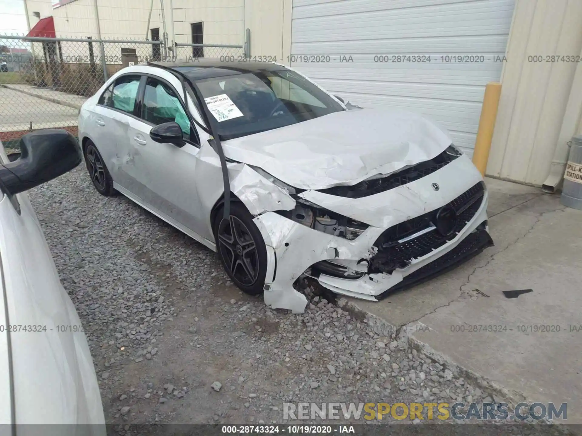 1 Photograph of a damaged car W1K3G4EB6LJ200508 MERCEDES-BENZ A-CLASS 2020