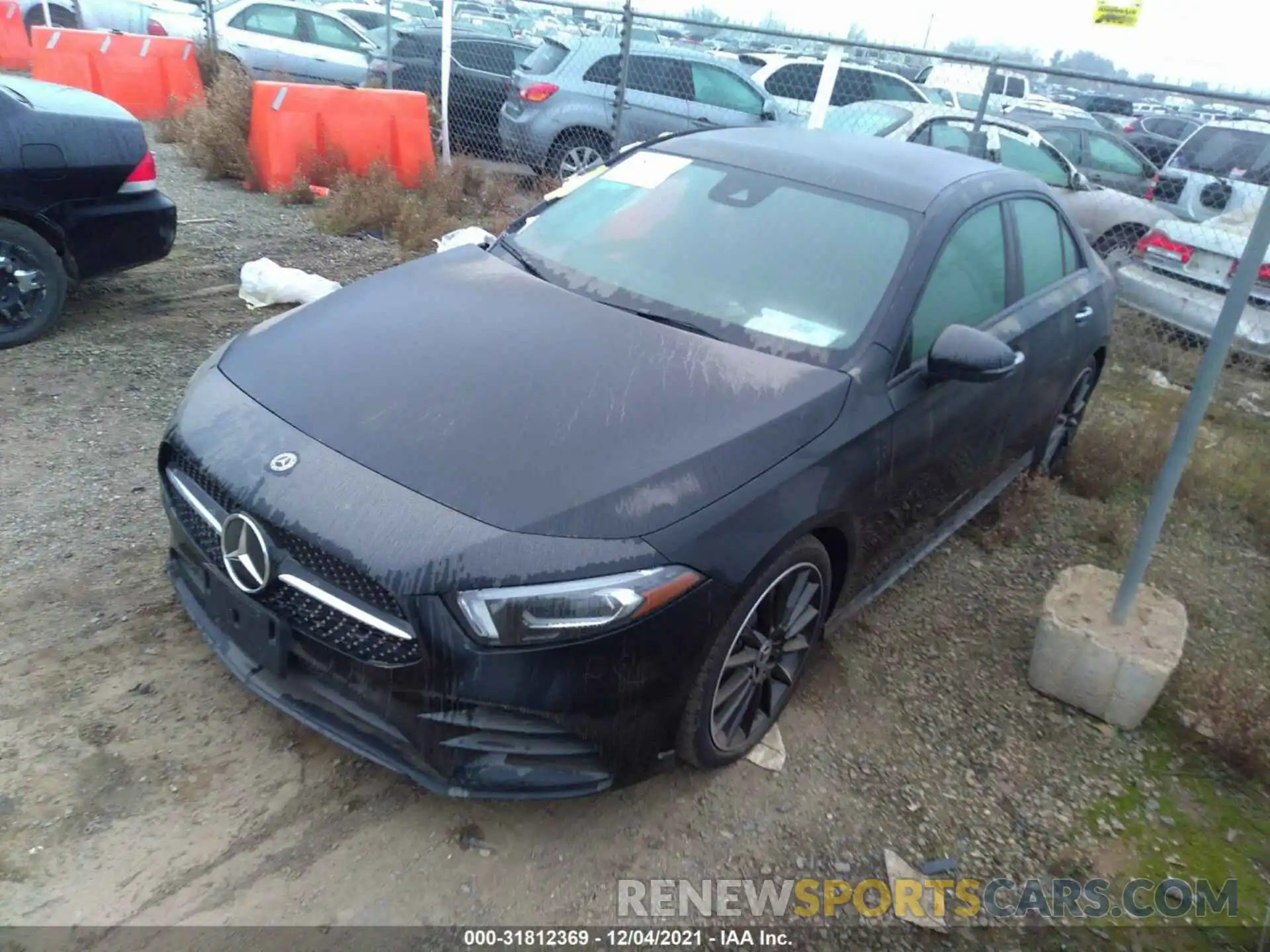 2 Photograph of a damaged car W1K3G4EB6LJ203246 MERCEDES-BENZ A-CLASS 2020