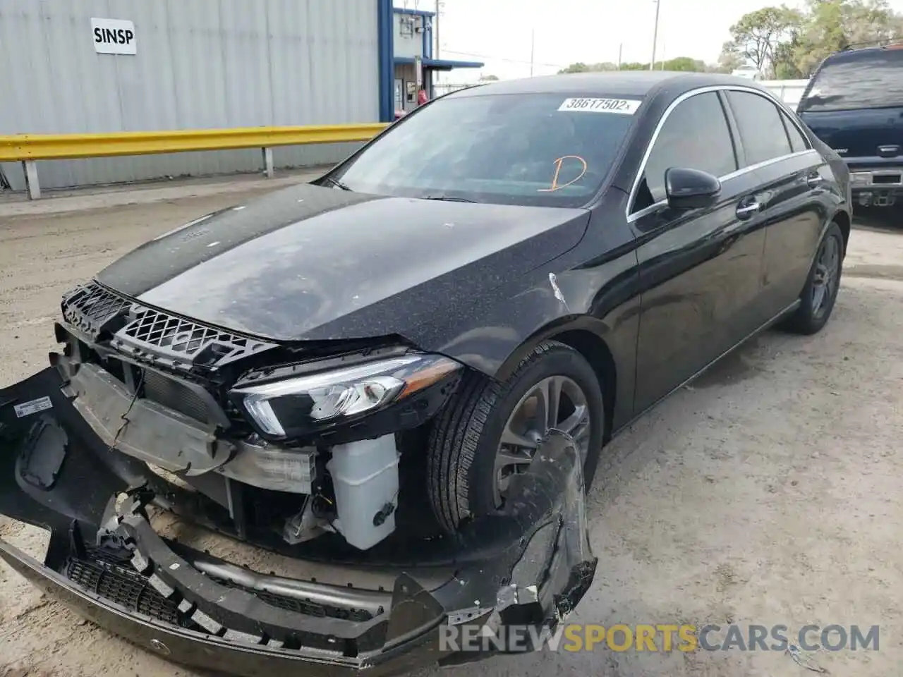 2 Photograph of a damaged car W1K3G4EB6LJ203988 MERCEDES-BENZ A-CLASS 2020