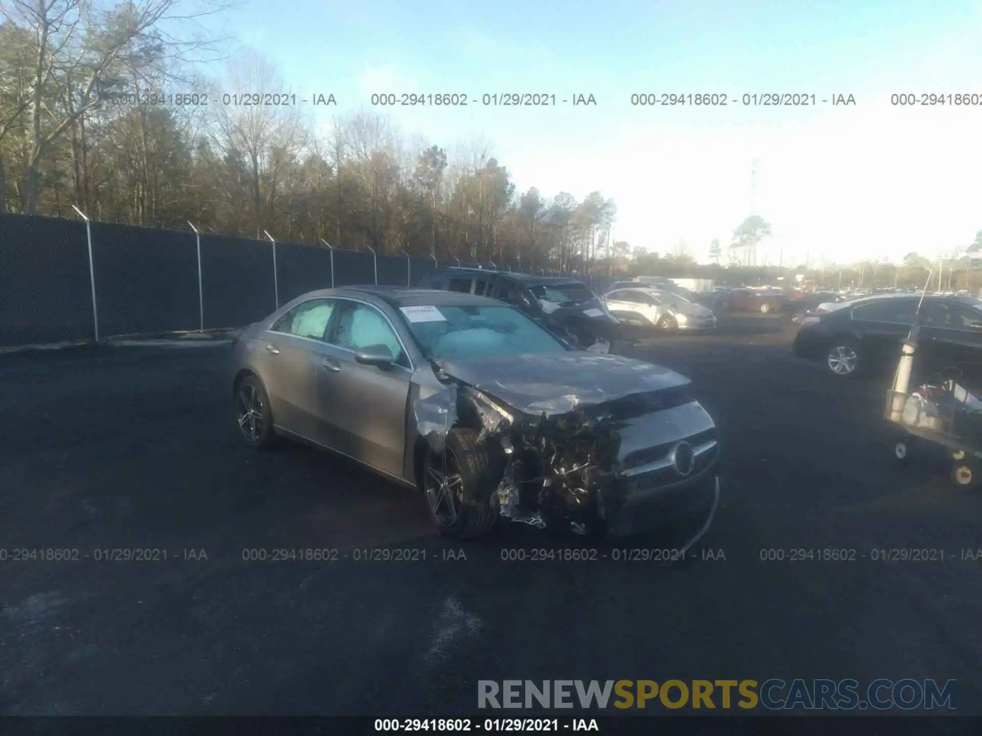 1 Photograph of a damaged car W1K3G4EB6LJ212030 MERCEDES-BENZ A-CLASS 2020