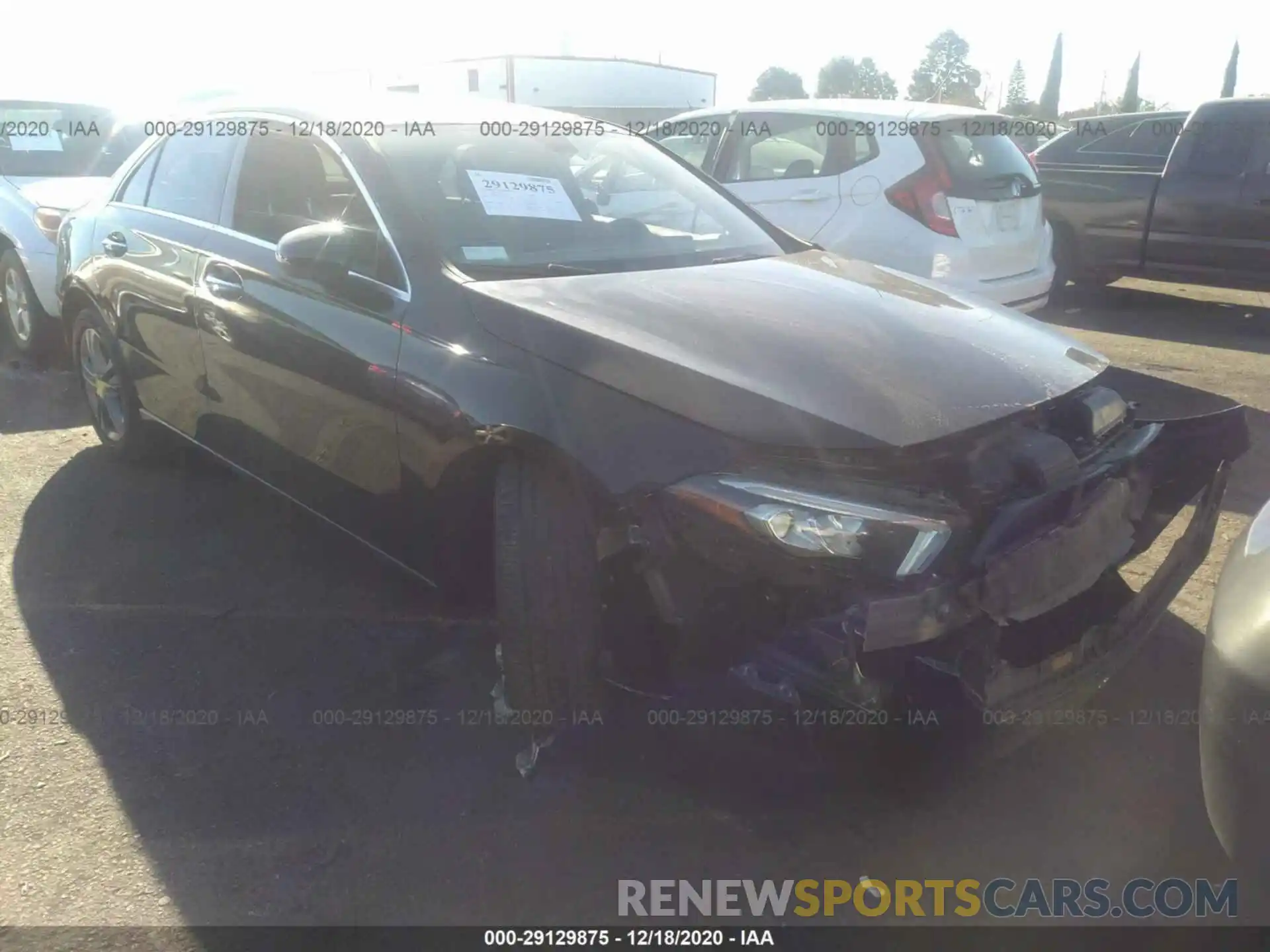 1 Photograph of a damaged car W1K3G4EB6LJ214358 MERCEDES-BENZ A-CLASS 2020