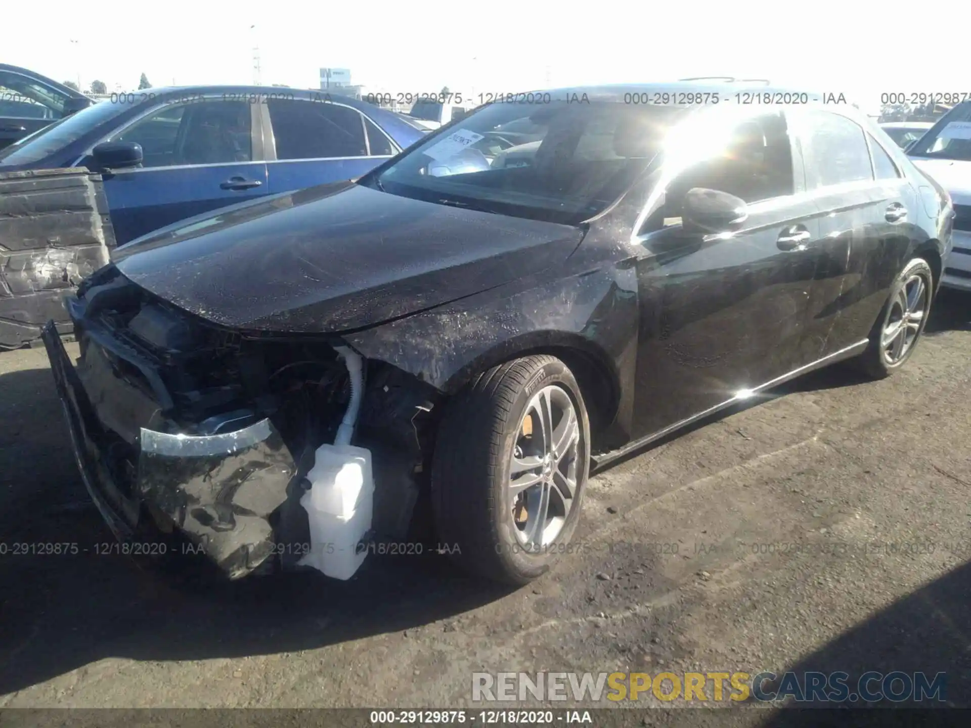 2 Photograph of a damaged car W1K3G4EB6LJ214358 MERCEDES-BENZ A-CLASS 2020