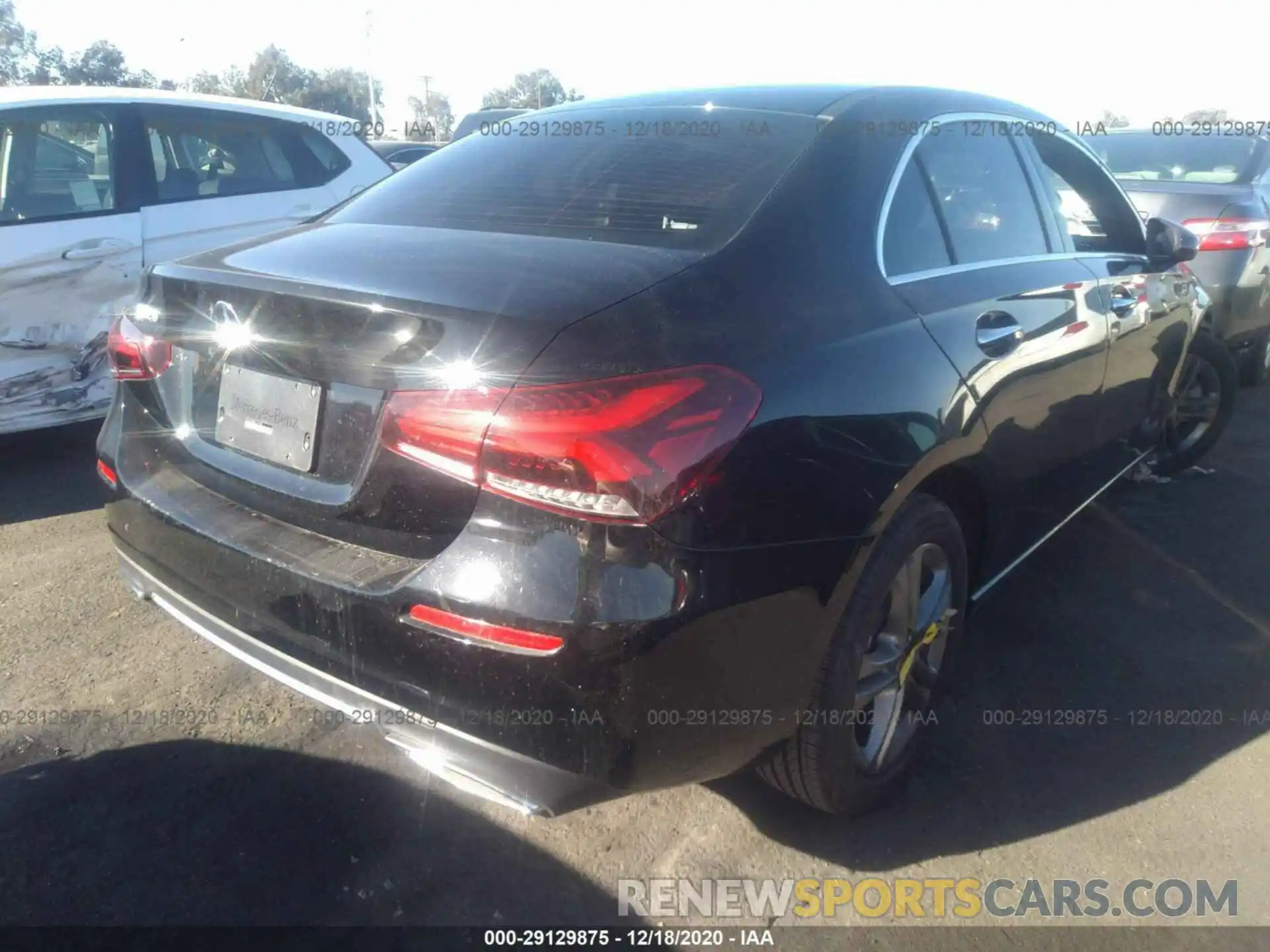 4 Photograph of a damaged car W1K3G4EB6LJ214358 MERCEDES-BENZ A-CLASS 2020