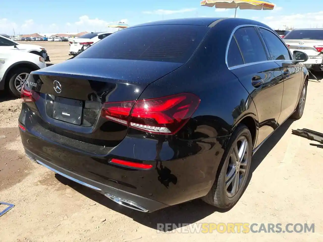 4 Photograph of a damaged car W1K3G4EB6LJ222458 MERCEDES-BENZ A-CLASS 2020