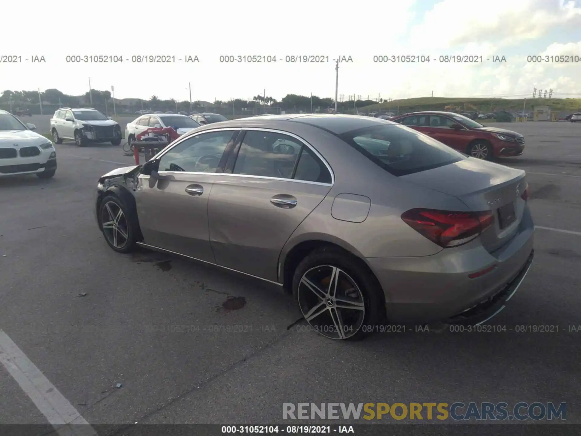 3 Photograph of a damaged car W1K3G4EB6LJ225473 MERCEDES-BENZ A-CLASS 2020