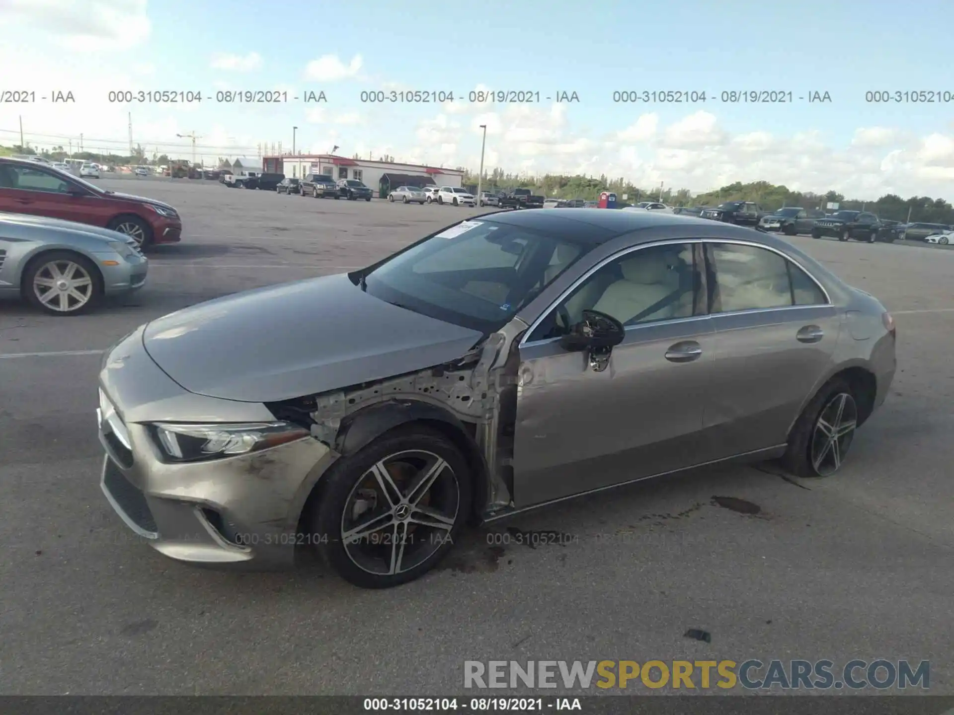 6 Photograph of a damaged car W1K3G4EB6LJ225473 MERCEDES-BENZ A-CLASS 2020