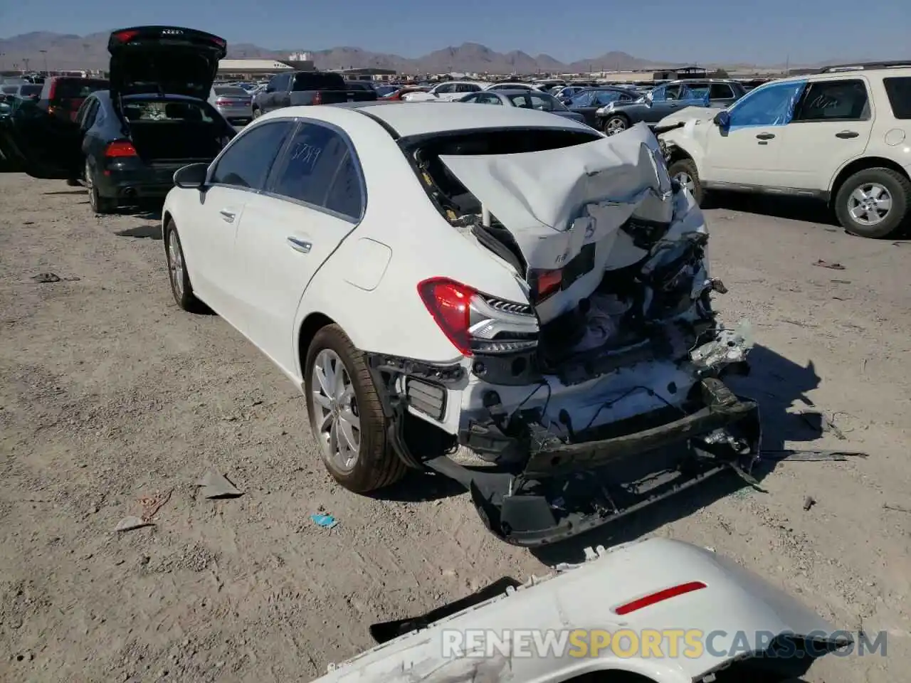 3 Photograph of a damaged car W1K3G4EB6LW045848 MERCEDES-BENZ A-CLASS 2020