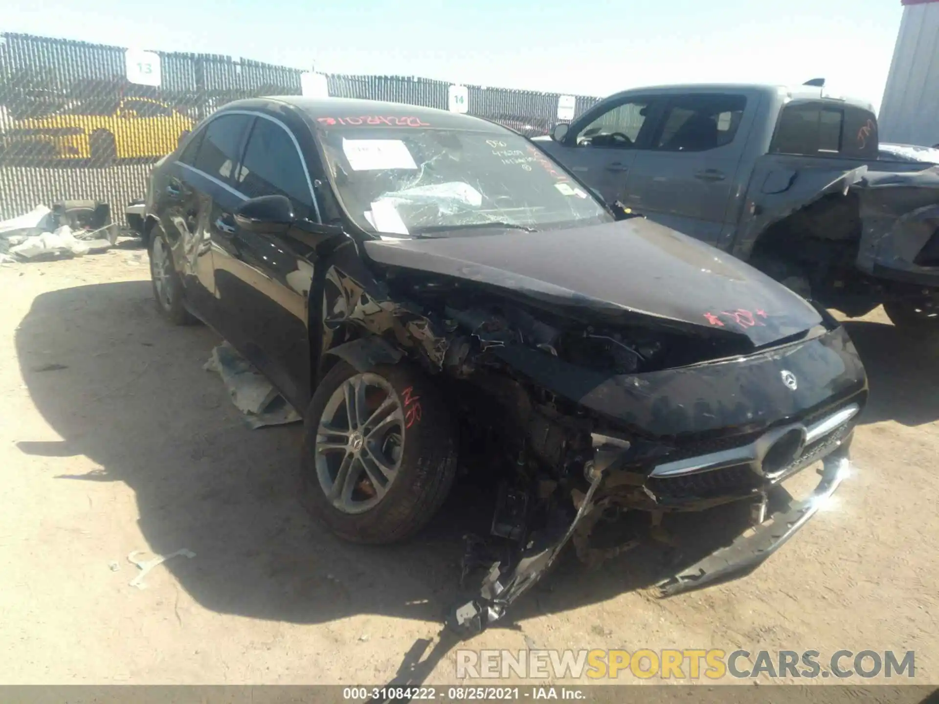 1 Photograph of a damaged car W1K3G4EB7LJ198364 MERCEDES-BENZ A-CLASS 2020