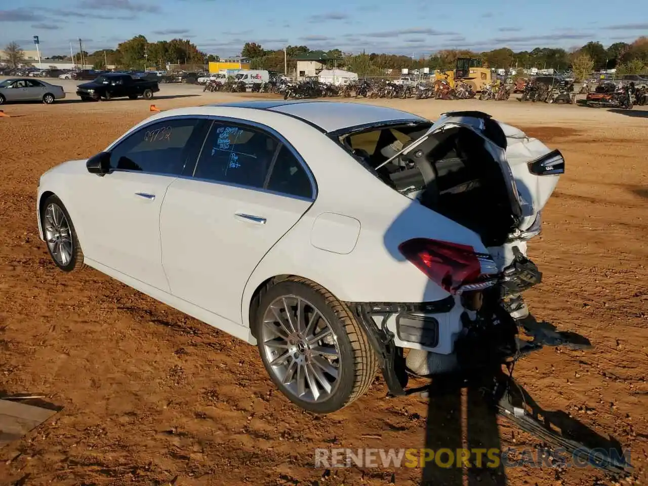 3 Photograph of a damaged car W1K3G4EB7LJ209203 MERCEDES-BENZ A-CLASS 2020