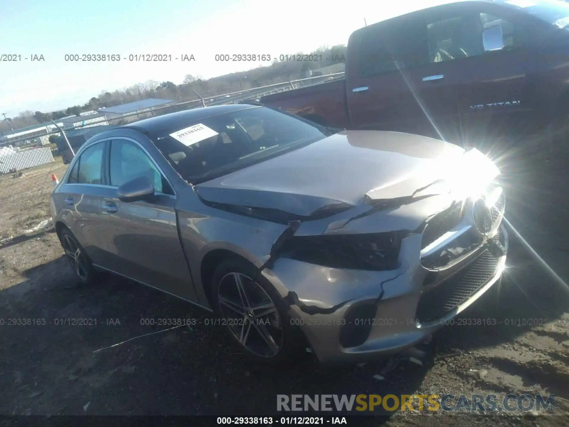 1 Photograph of a damaged car W1K3G4EB7LJ219391 MERCEDES-BENZ A-CLASS 2020