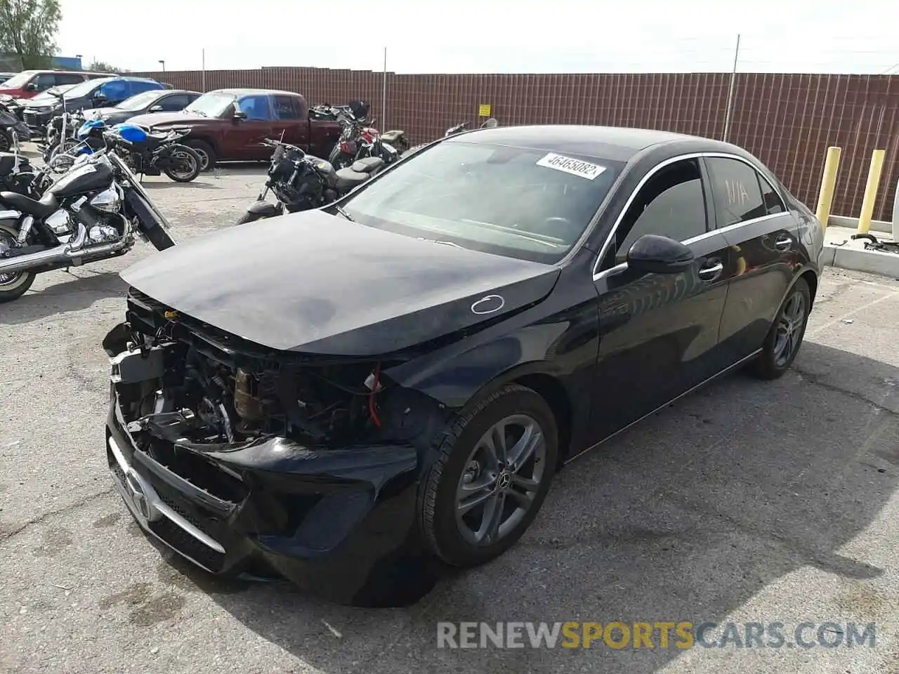 2 Photograph of a damaged car W1K3G4EB7LJ220427 MERCEDES-BENZ A-CLASS 2020