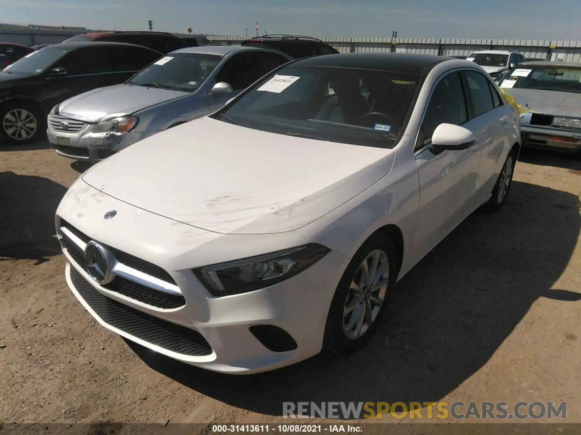 2 Photograph of a damaged car W1K3G4EB8LJ209100 MERCEDES-BENZ A-CLASS 2020