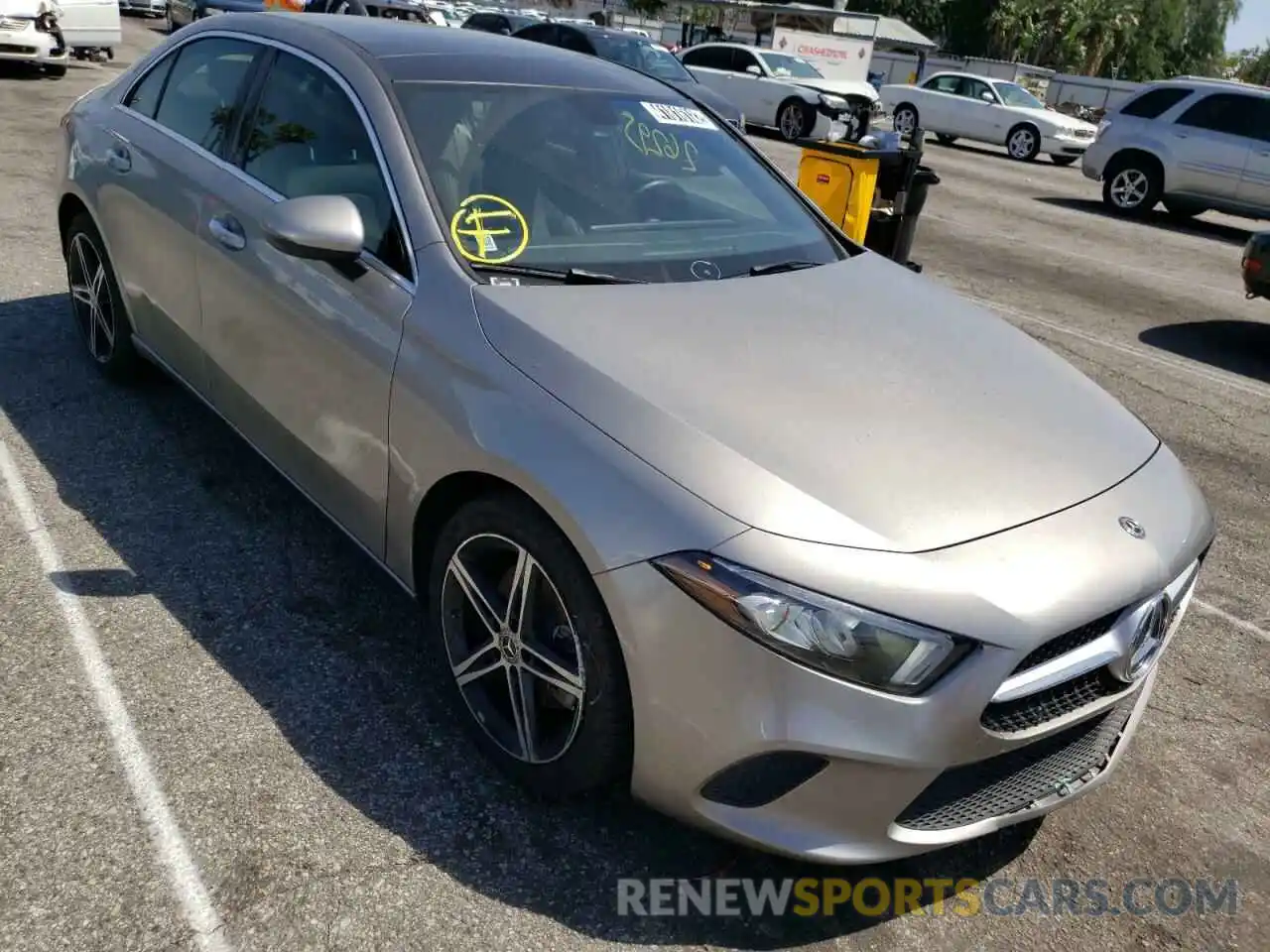 1 Photograph of a damaged car W1K3G4EB8LJ211123 MERCEDES-BENZ A-CLASS 2020