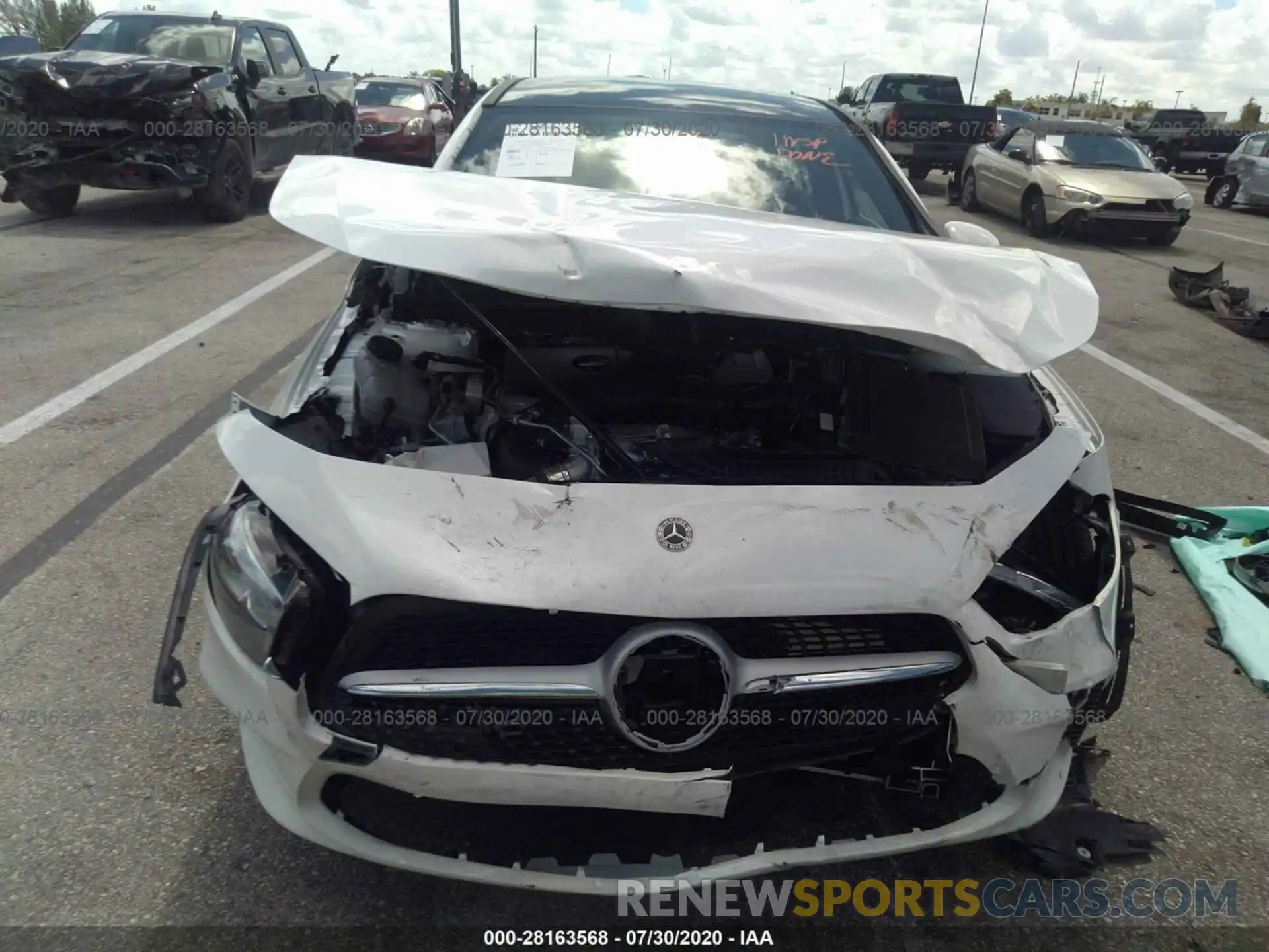 6 Photograph of a damaged car W1K3G4EB8LJ233834 MERCEDES-BENZ A-CLASS 2020