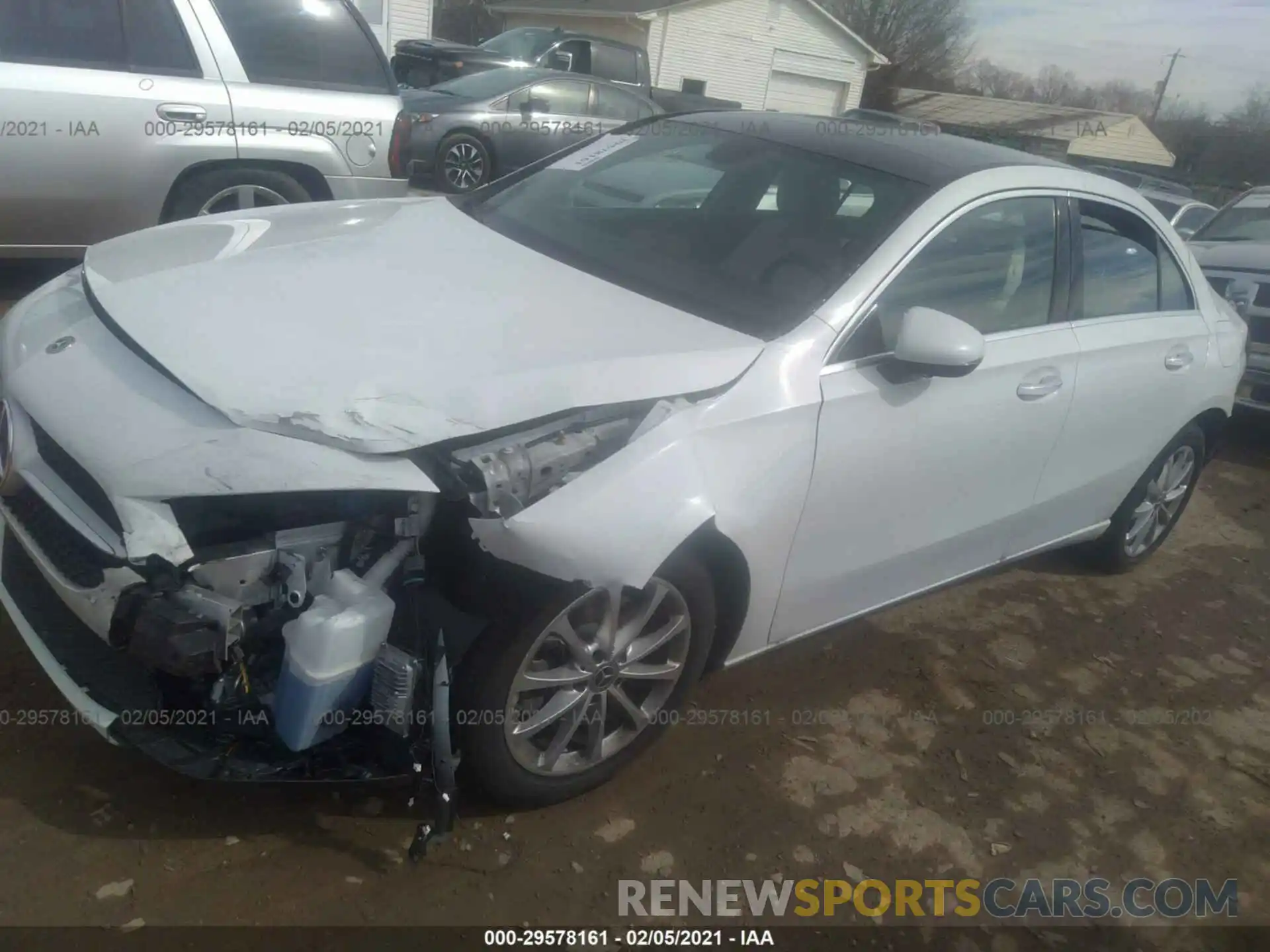 2 Photograph of a damaged car W1K3G4EB8LW043633 MERCEDES-BENZ A-CLASS 2020